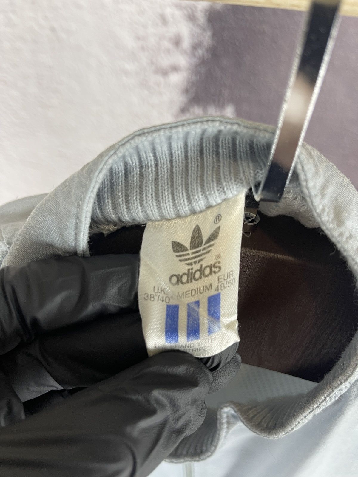 Adidas Adidas vintage 80s grey track top bomber jacket Size US M / EU 48-50 / 2 - 13 Thumbnail