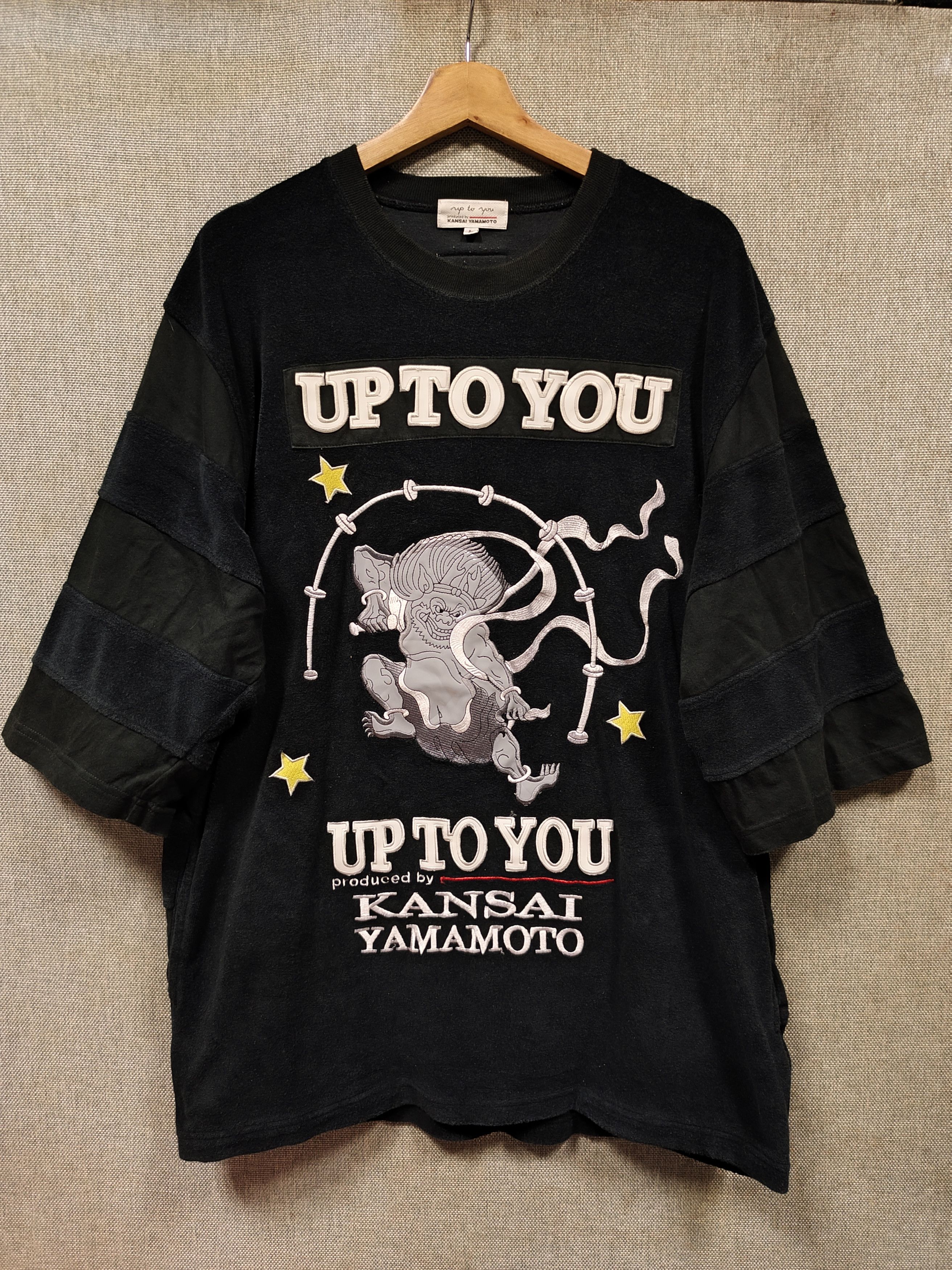 Kansai Yamamoto Kansai Yamamoto logo embroidery fleece shirt Size US XL / EU 56 / 4 - 1 Thumbnail