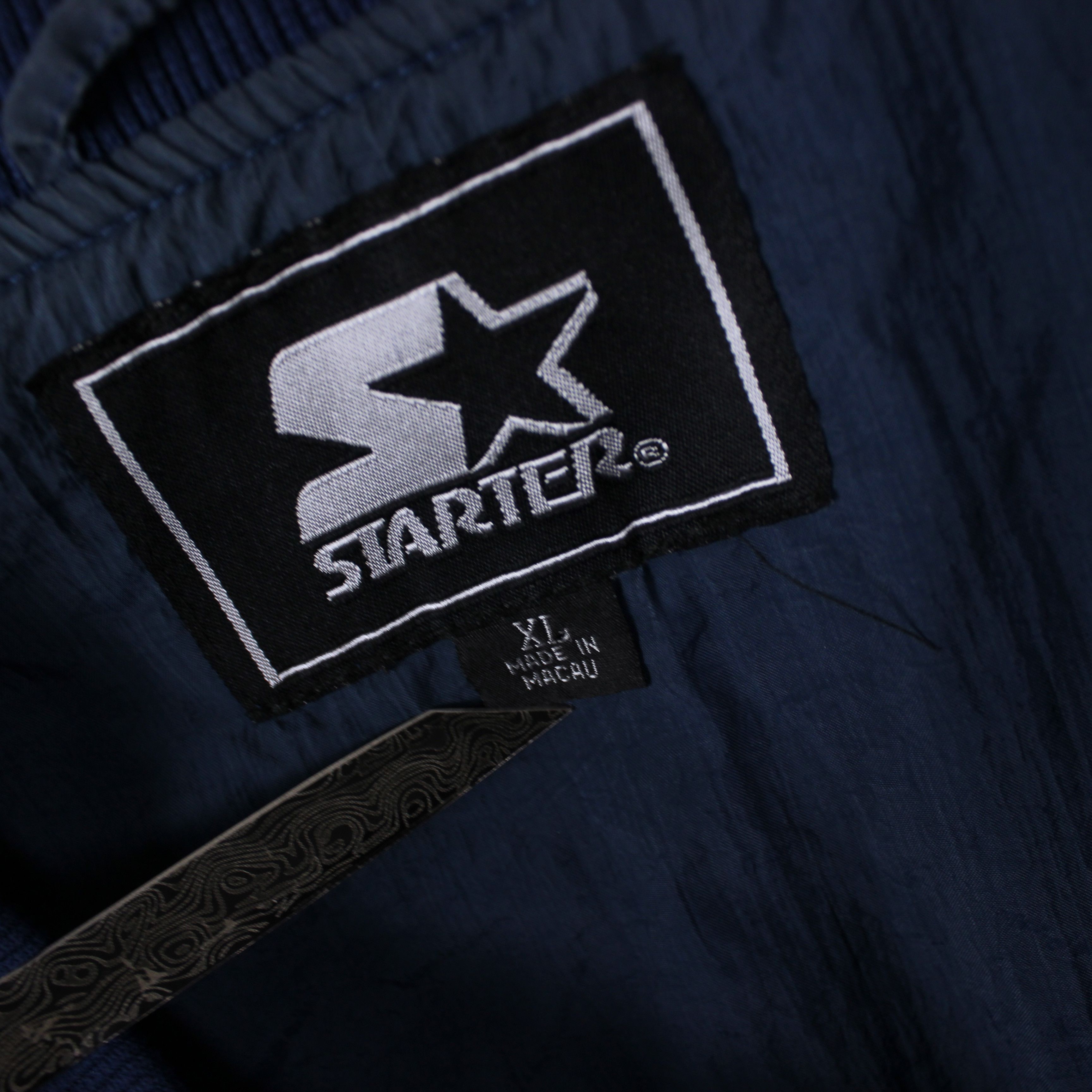 Starter Starter centr logo sweatshirt nylon L XL blue nylon Size US XL / EU 56 / 4 - 10 Thumbnail