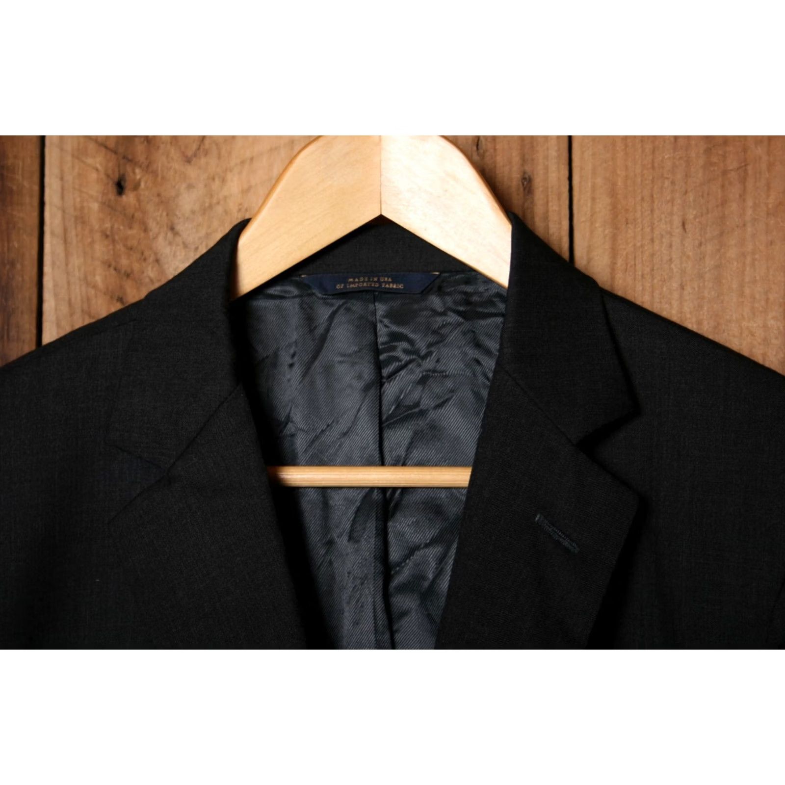Brooks Brothers BROOKS BROTHERS Blazer Wool Gray Single-Breasted 2-Button Notch Lapel 42 Long Mens Dress Jacket 44 Chest Excellent Condition Size 42R - 2 Thumbnail