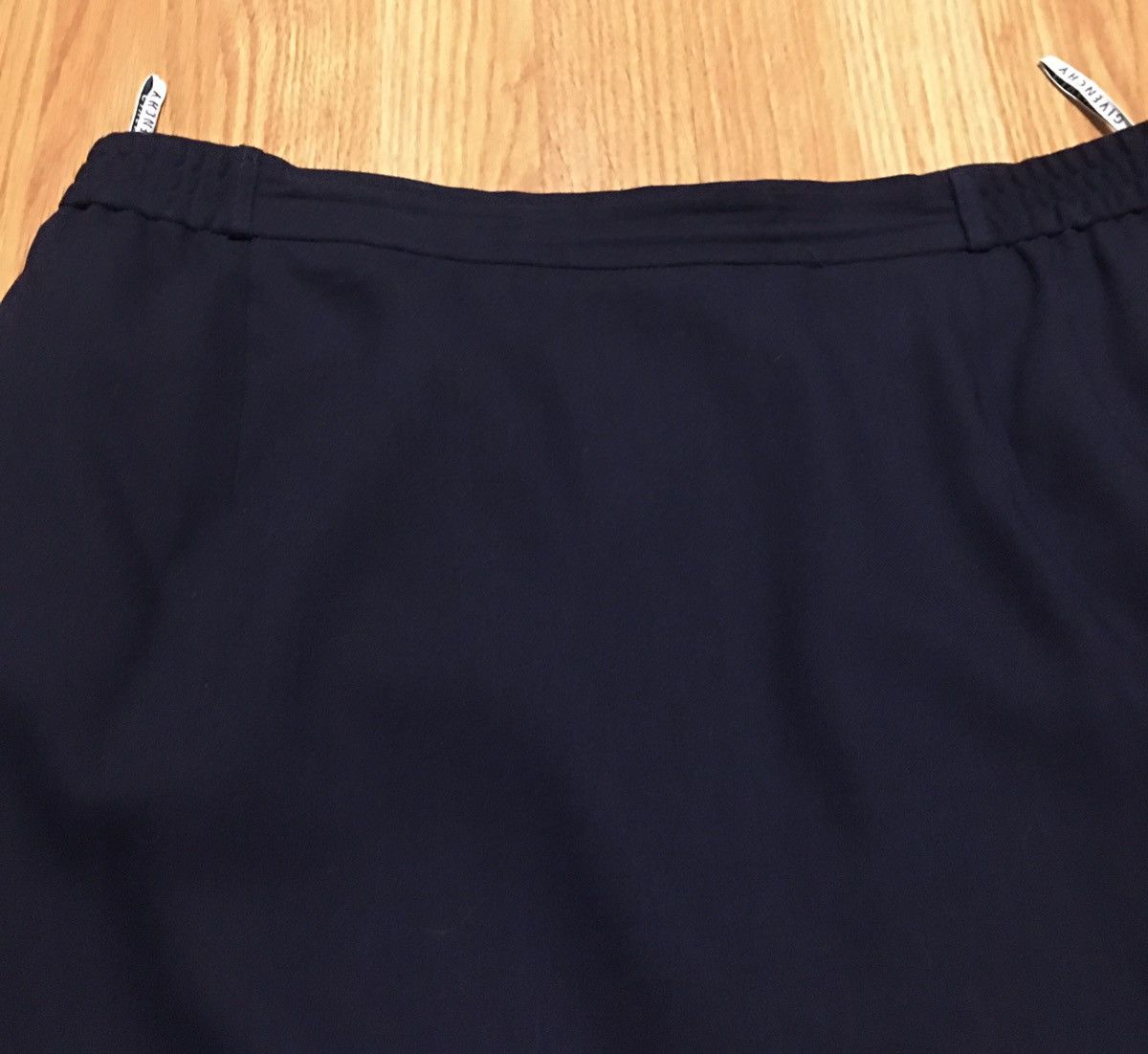 Givenchy × Vintage Givenchy Vintage Dark Blue Wool Blend Long Skirt US16 EU46 Size 38" / US 16 / IT 52 - 7 Thumbnail