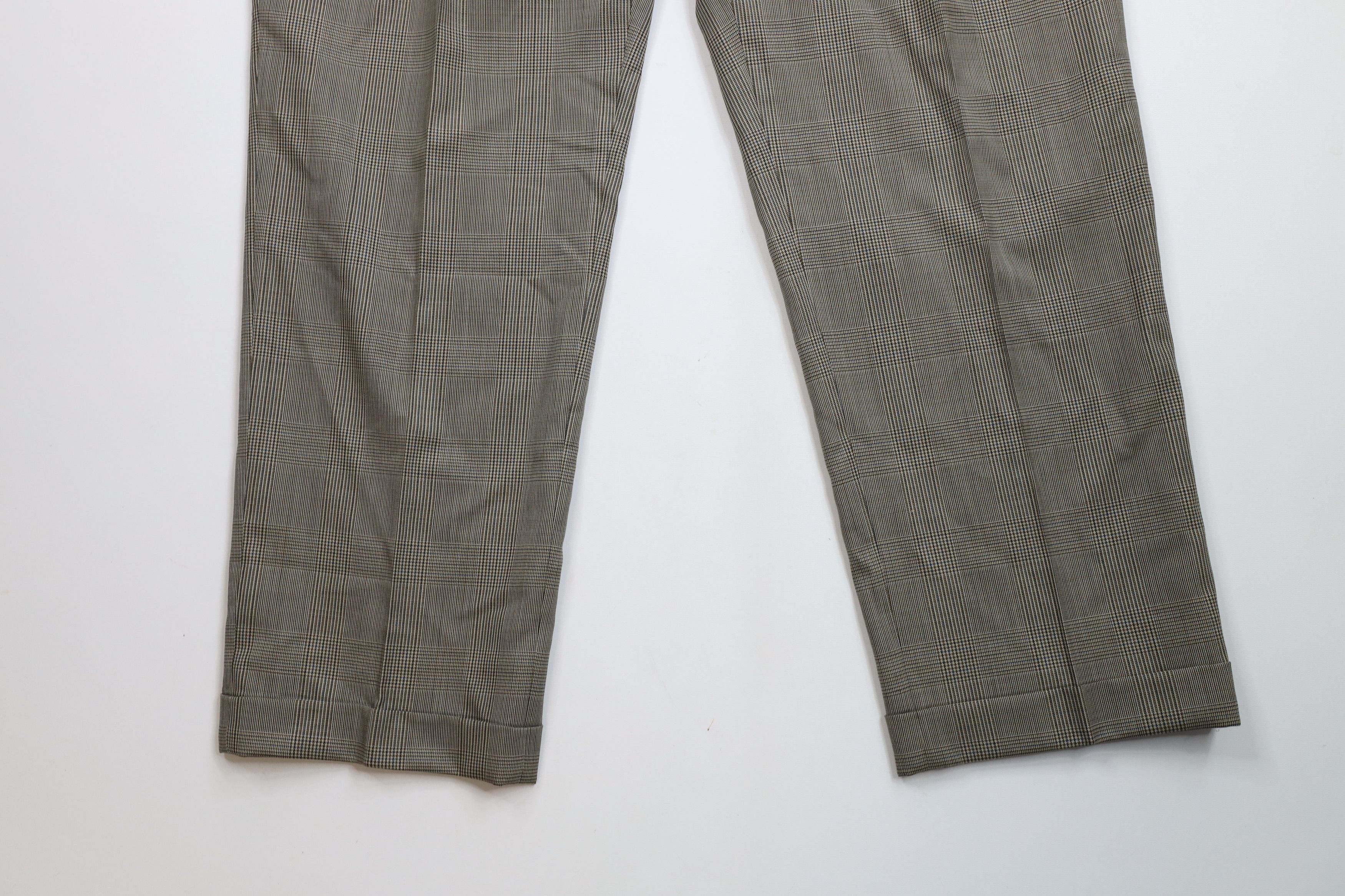 Vintage Vintage 90s Streetwear Houndstooth Wide Leg Chino Pants Size US 38 / EU 54 - 4 Thumbnail