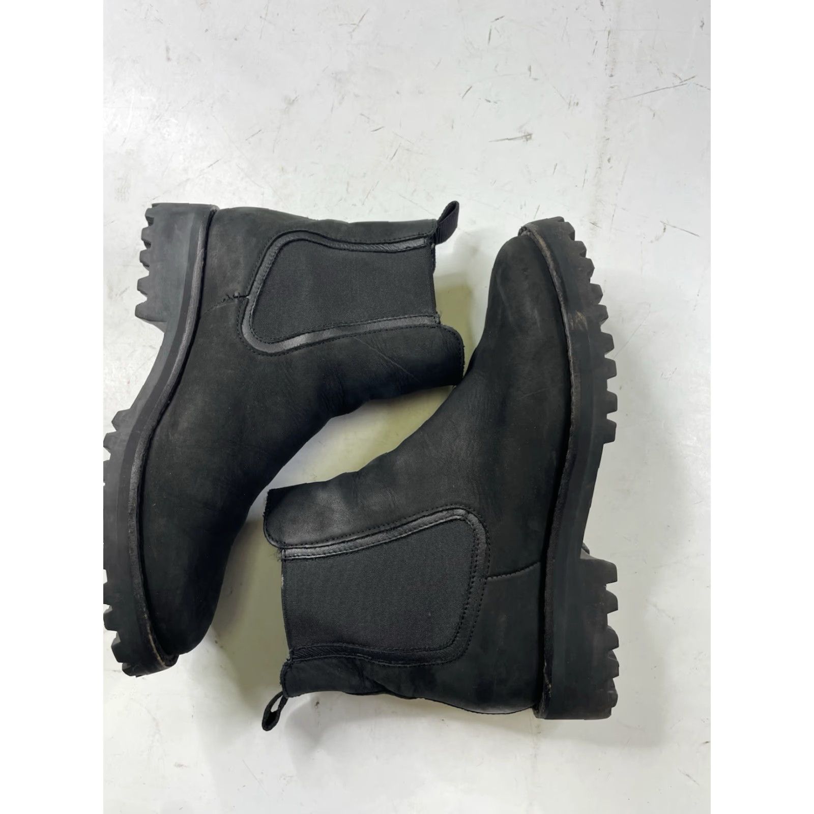 Thursday Boot Company Thursday Boot Company Boots | Chelsea Boot Women 7.5 US Black Leather Ankle Pull On Cushioned Water Resistant Block Heel Size US 8 / IT 38 - 7 Thumbnail