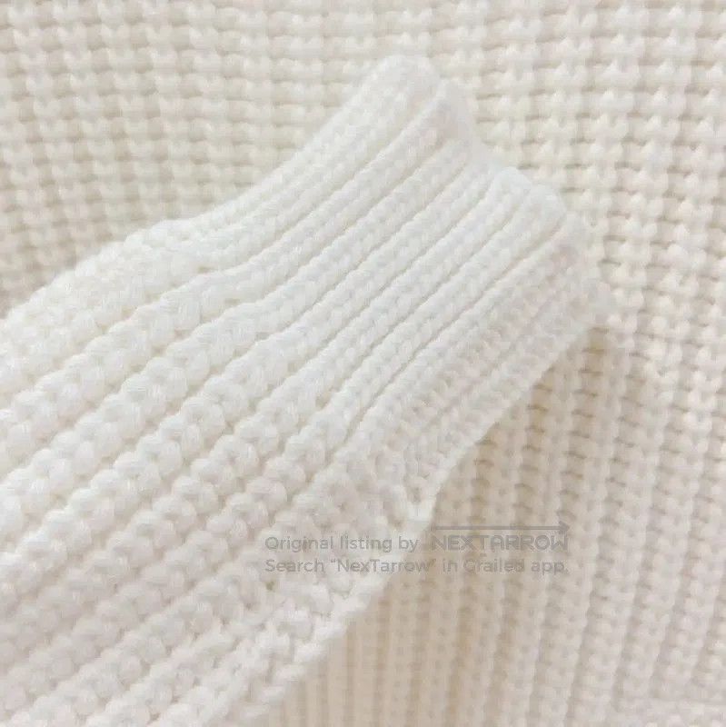 Dior Dior White Cotton Long Sleeve Sweater . Size S / US 4 / IT 40 - 4 Thumbnail