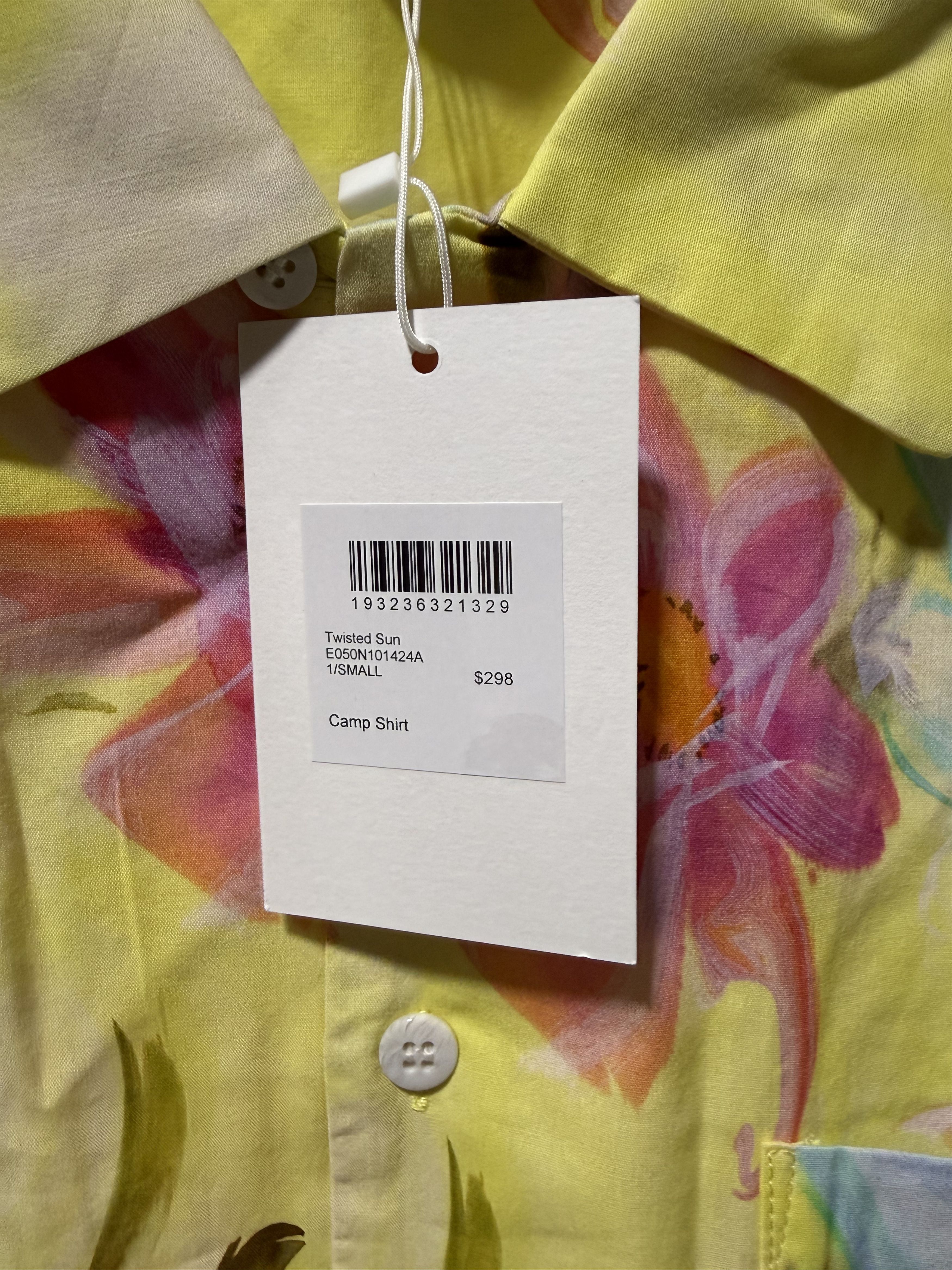 John Elliott John Elliott Camp Shirt 'Twisted Sun' Size US S / EU 44-46 / 1 - 2 Thumbnail