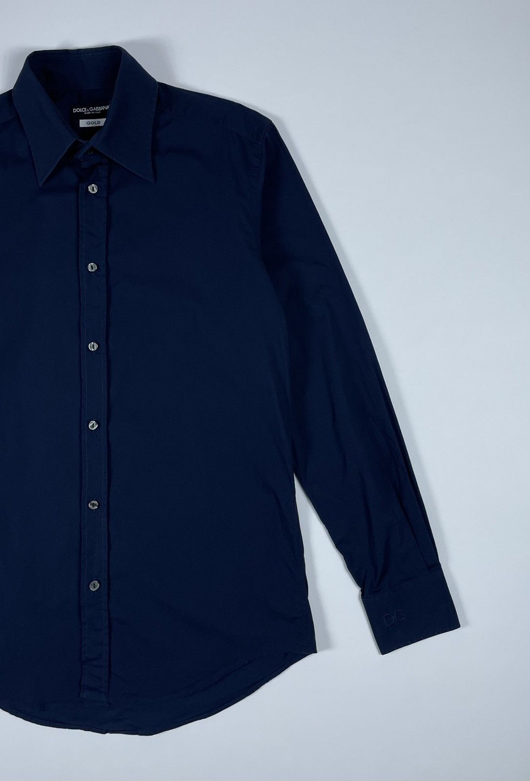 Dolce & Gabbana Dolce & Gabbana Gold Buttons Up Shirt Size US M / EU 48-50 / 2 - 2 Thumbnail