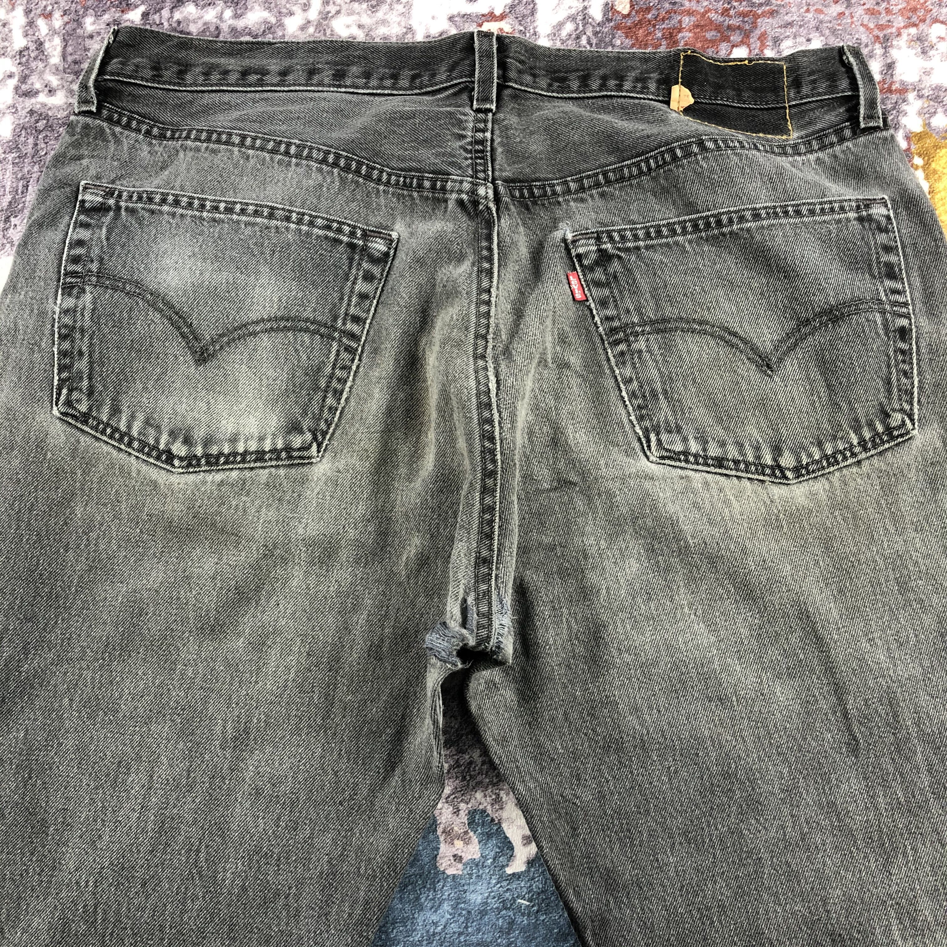 Levi's Vintage 90s Levis 501 Earth Tone Jeans-JM2422 Size US 38 / EU 54 - 5 Thumbnail
