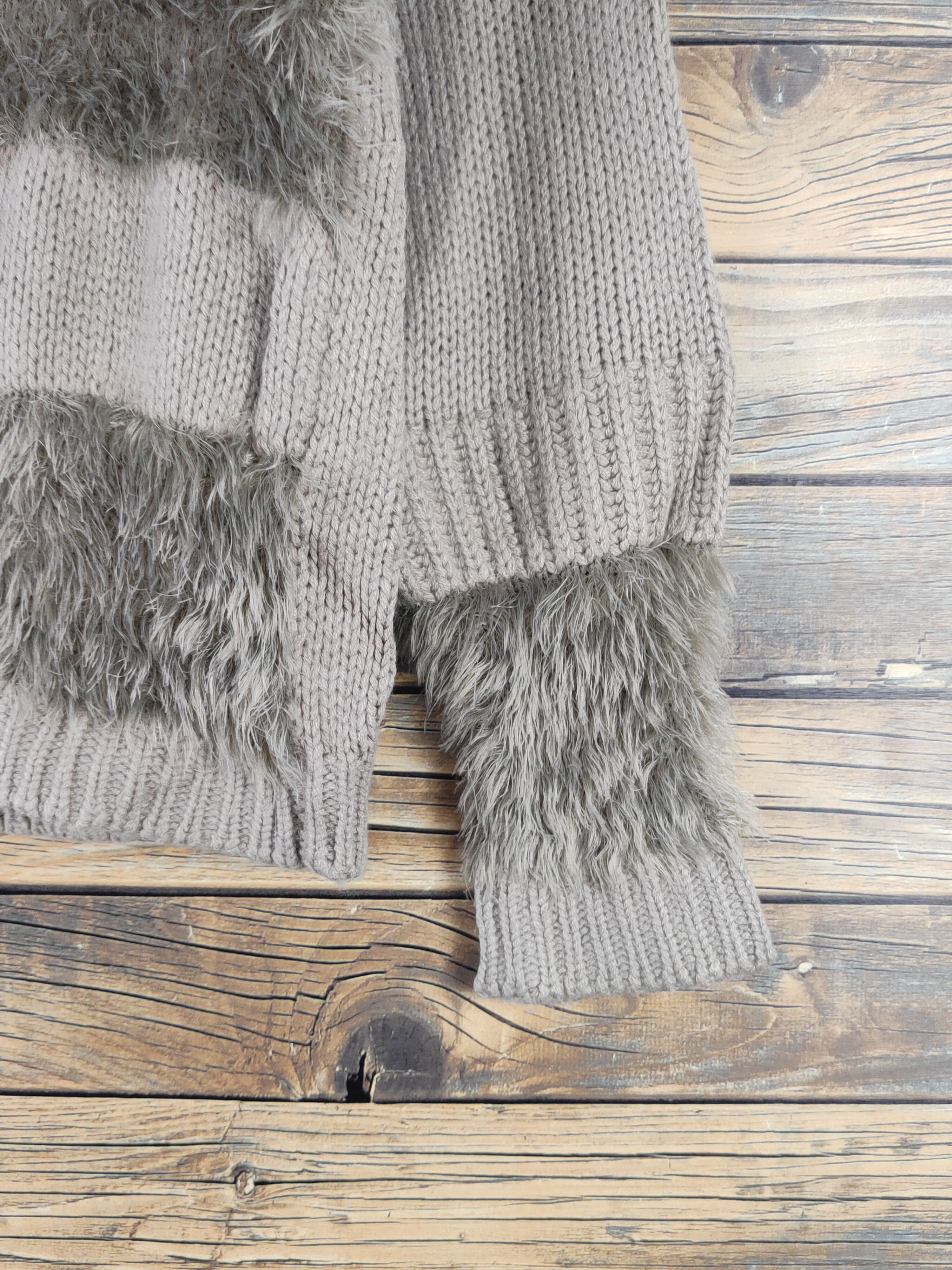 Vintage DouDou Light Olive Fur Mohair Knitwear Sweatshirts #W1770 Size M / US 6-8 / IT 42-44 - 6 Thumbnail