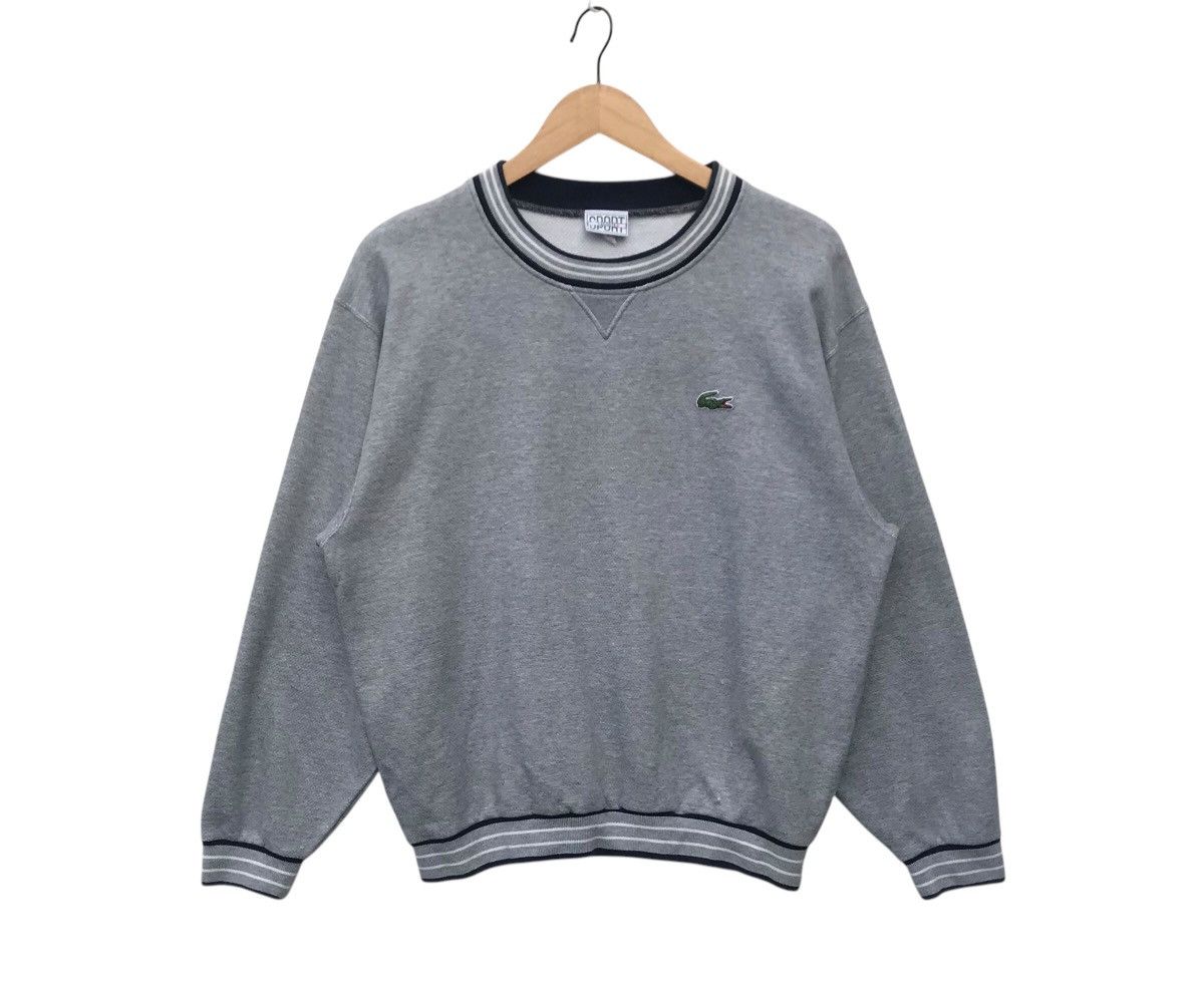 Lacoste Stains Lacoste Spellout Sweatshirt Pullover Size US M / EU 48-50 / 2 - 2 Thumbnail