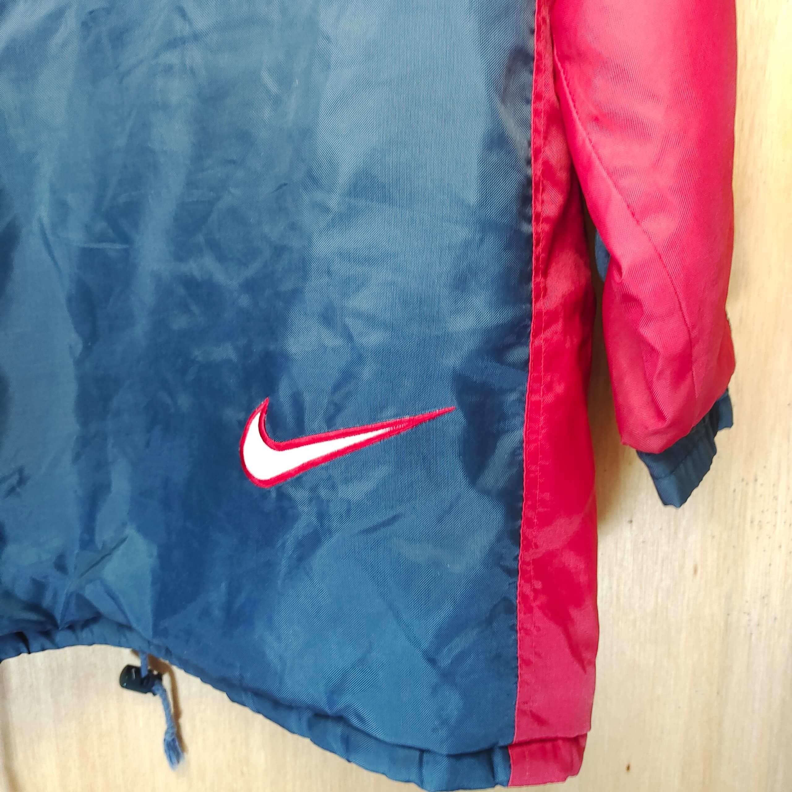 Nike × Vintage VINTAGE SUN FADED NIKE JUST DO IT HEAVY JACKET Size US M / EU 48-50 / 2 - 8 Thumbnail