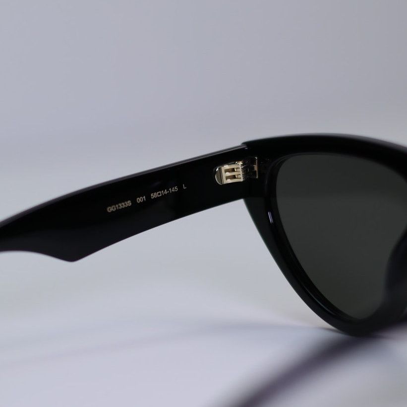 Gucci NEW Gucci Sunglasses GG1333S 001 Black Grey Women Authentic Size ONE SIZE - 7 Thumbnail