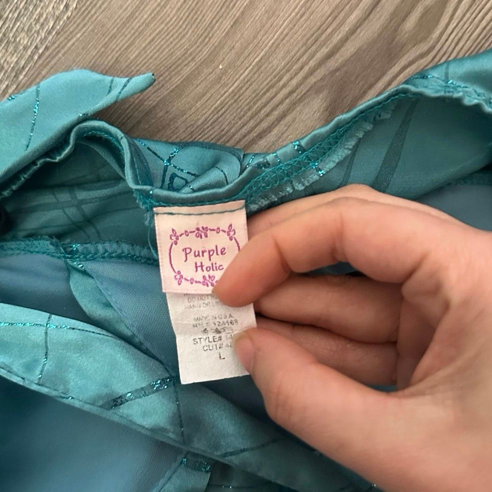 Other purple holic blue teal halter top Size L / US 10 / IT 46 - 3 Thumbnail