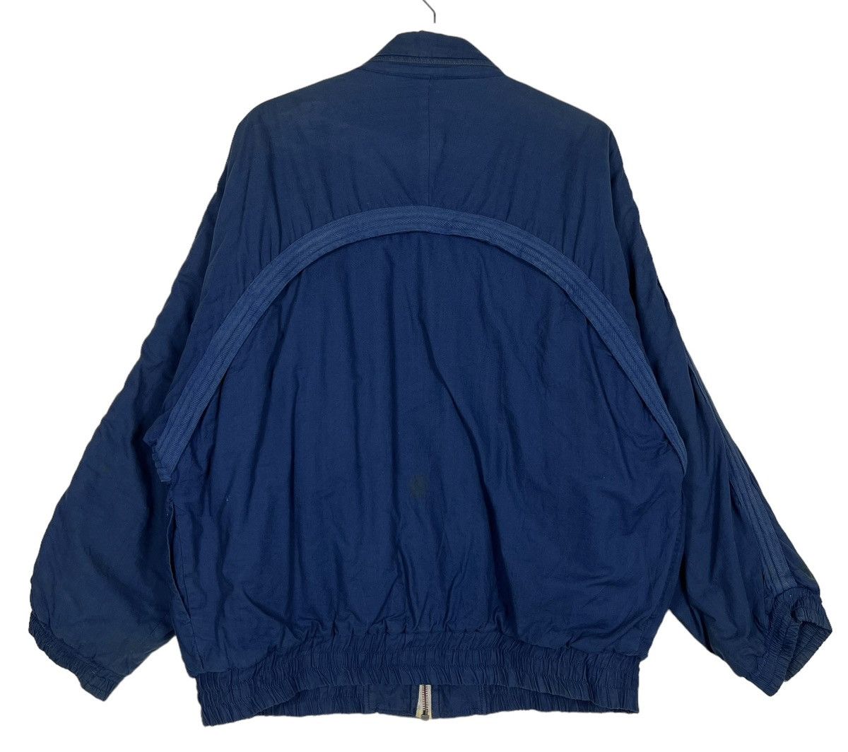 Issey Miyake 🔥 1980s VINTAGE IS ISSEY MIYAKE INDIGO BOMBER JACKET Size US L / EU 52-54 / 3 - 2 Thumbnail