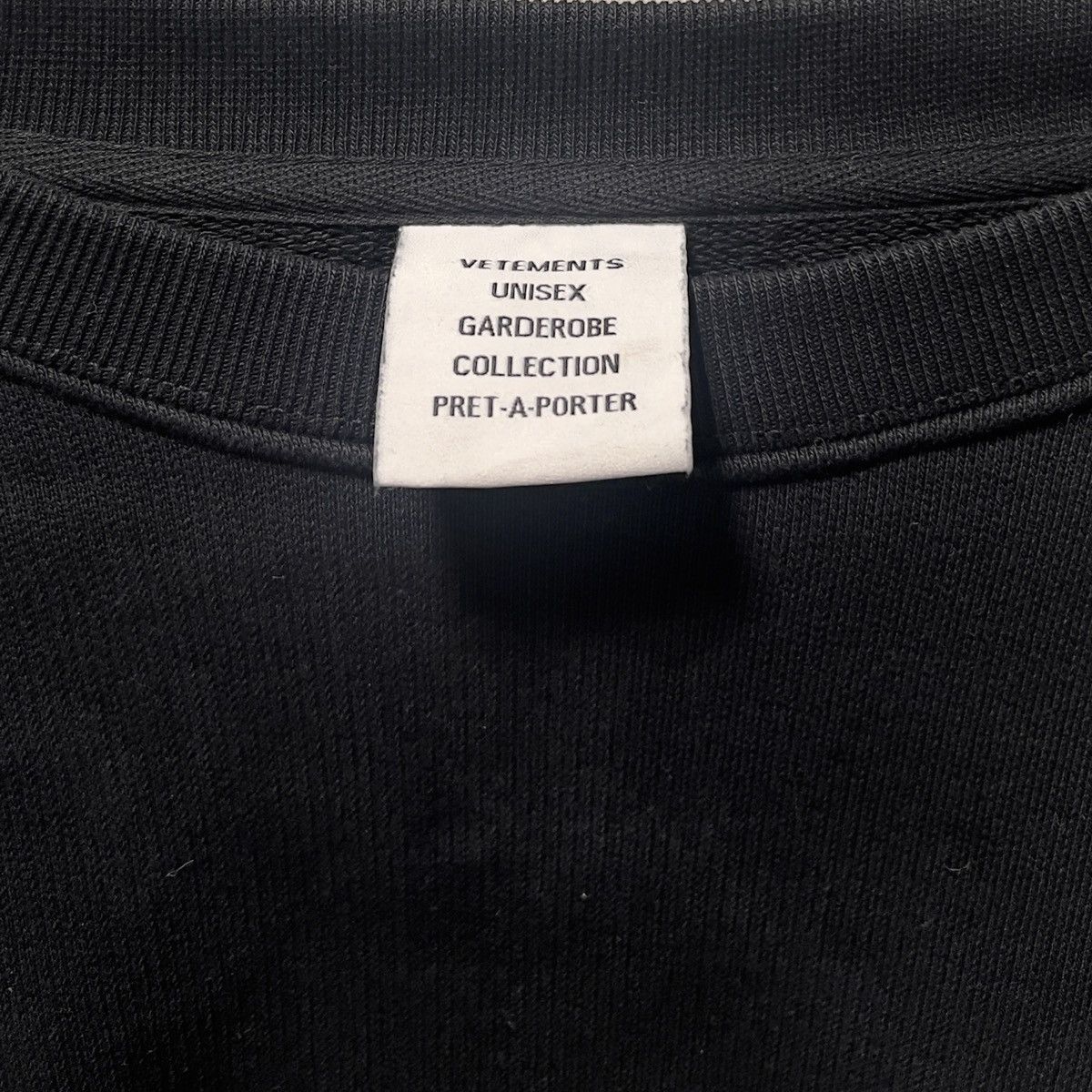 Vetements Vetements 'My Name Is' Black Long Sleeve Size US L / EU 52-54 / 3 - 5 Thumbnail