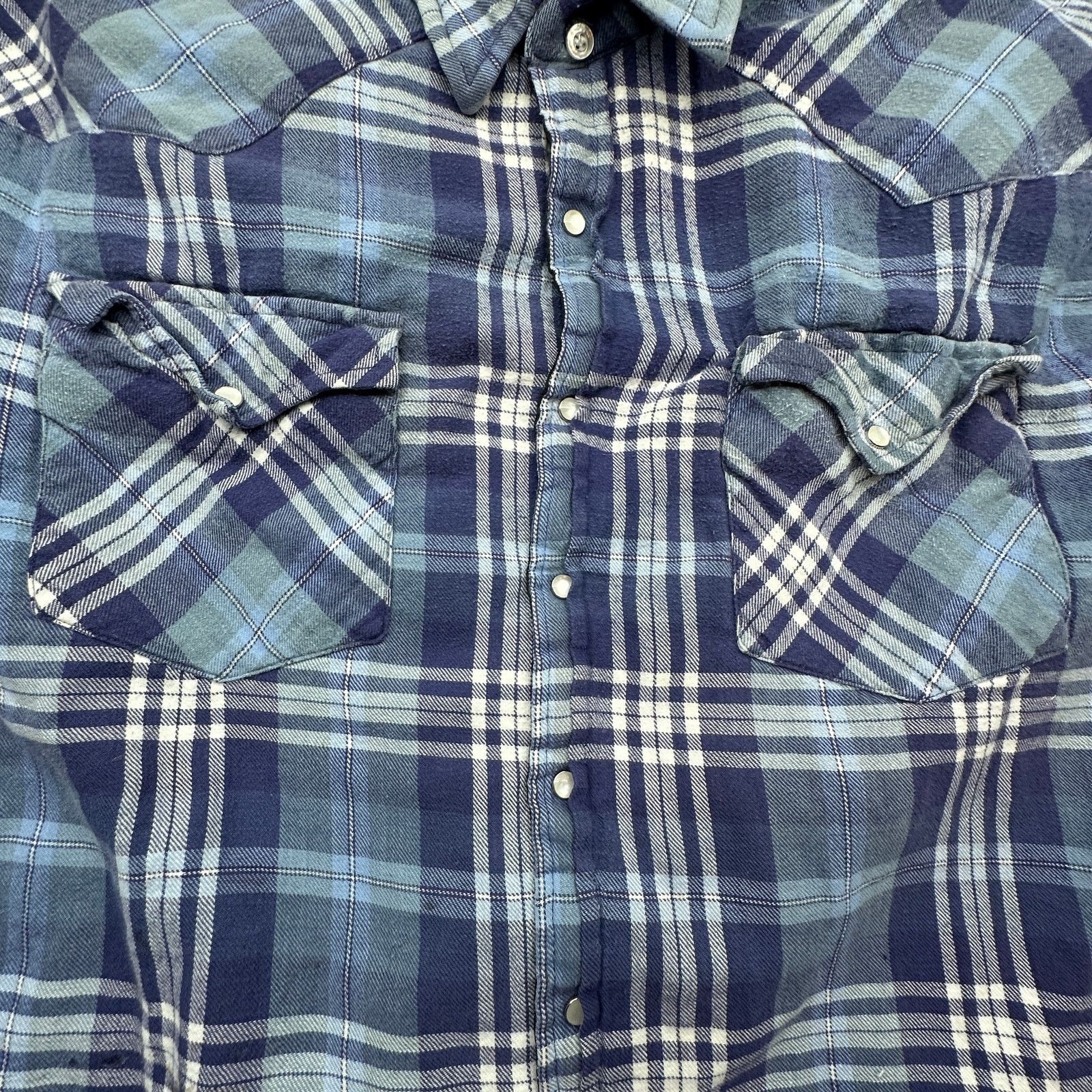 Big Mac VTG Big Mac Flannel Quilt Lined Pearl Snap Shirt Mens 2XLT Size US XXL / EU 58 / 5 - 8 Thumbnail
