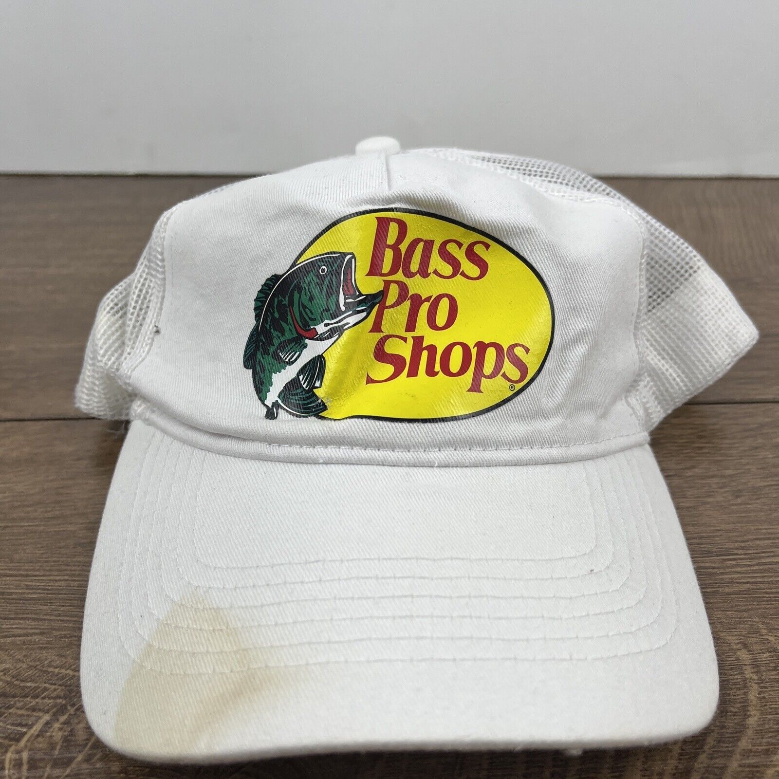 Other Bass Pro Snapback Hat White Hat Adjustable Adult Size Hat Wh Size ONE SIZE - 5 Thumbnail