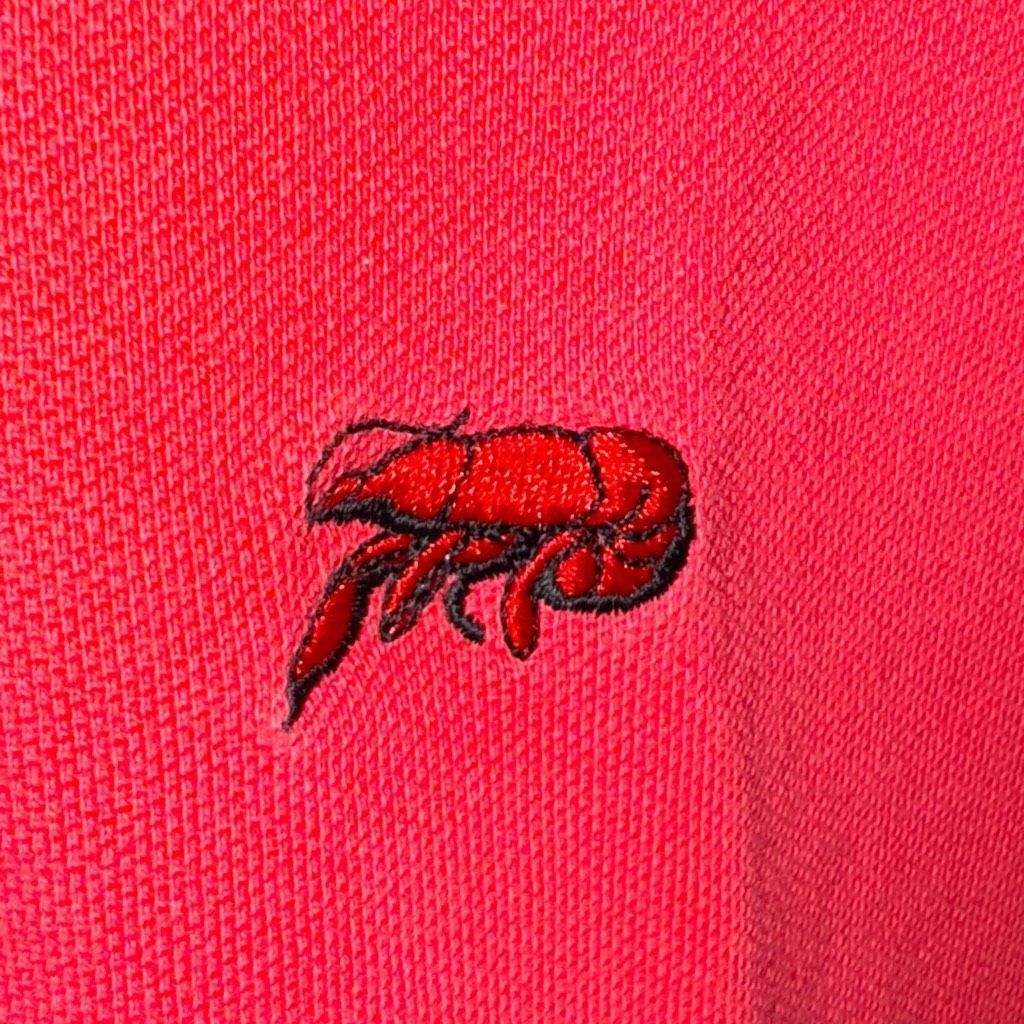 Perlis Salmon Red Perlis Pique Mesh Crawfish Polo Shirt M Size US M / EU 48-50 / 2 - 4 Thumbnail