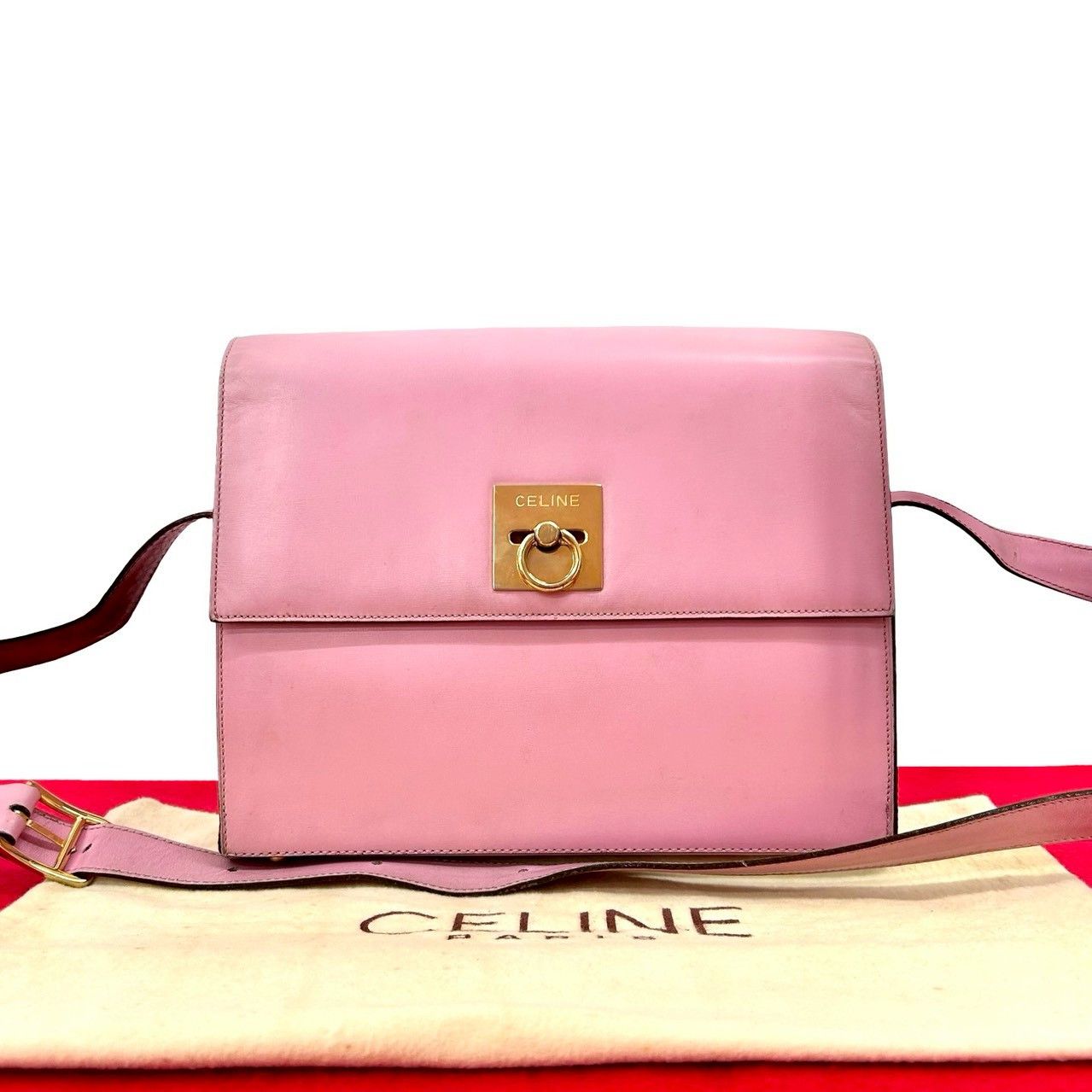 Celine Celine Celine Leather Shoulder Bag Leather Shoulder Bag DUTY FREE for USA Size ONE SIZE - 1 Thumbnail