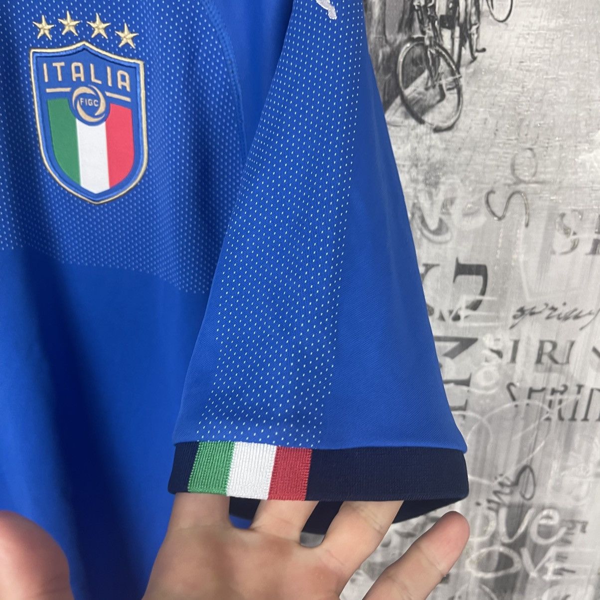 Puma Italy Home Football Shirt Soccer Jersey Puma Size US XL / EU 56 / 4 - 5 Thumbnail