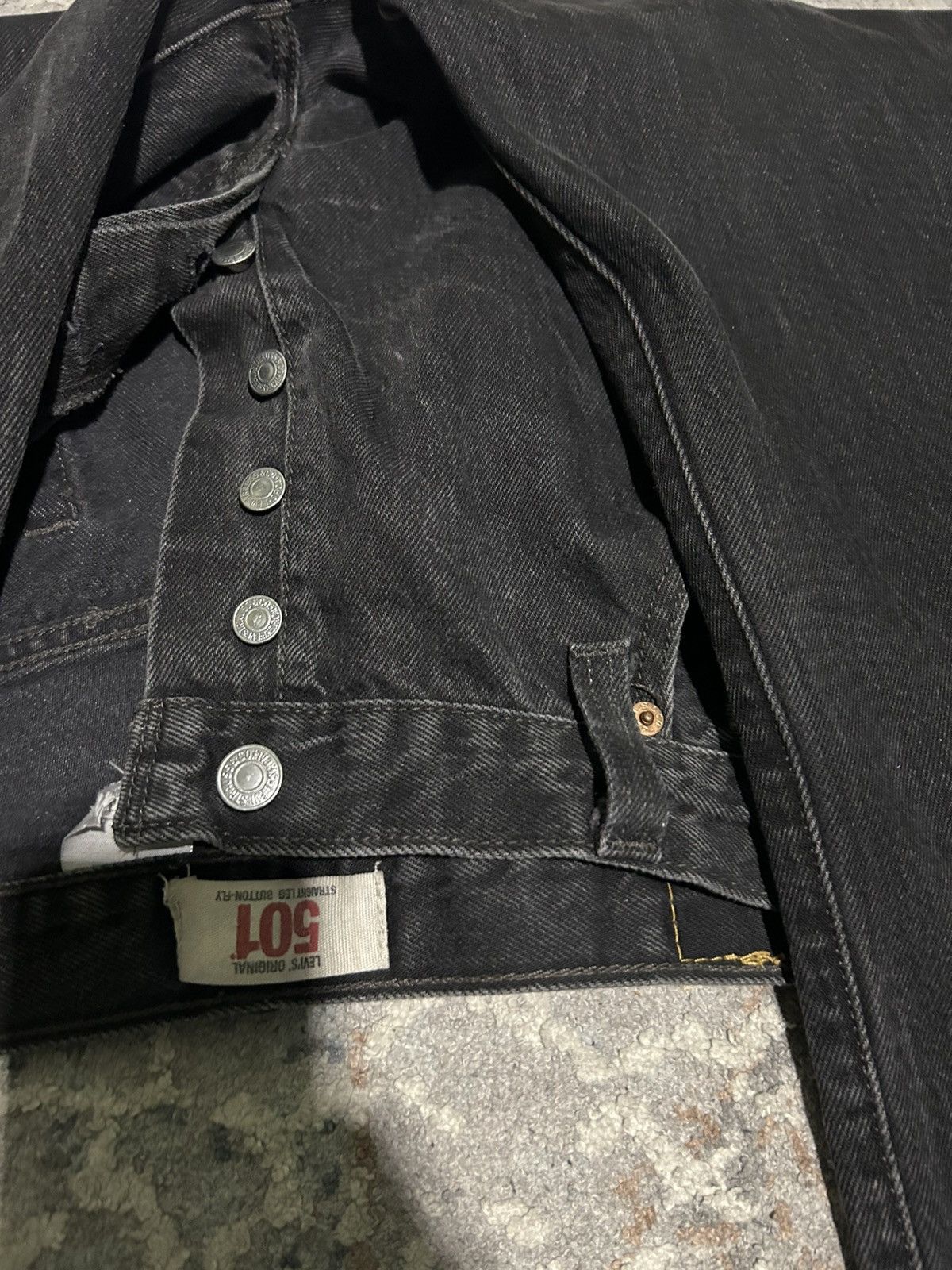 Levi's 1990s/1980s 501 Levi denim Size US 34 / EU 50 - 4 Thumbnail