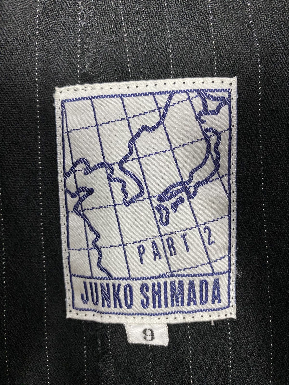 Junko Shimada Rare‼️ Junko Shimada Part 2 Stripe Zipper Jacket Size US S / EU 44-46 / 1 - 6 Thumbnail
