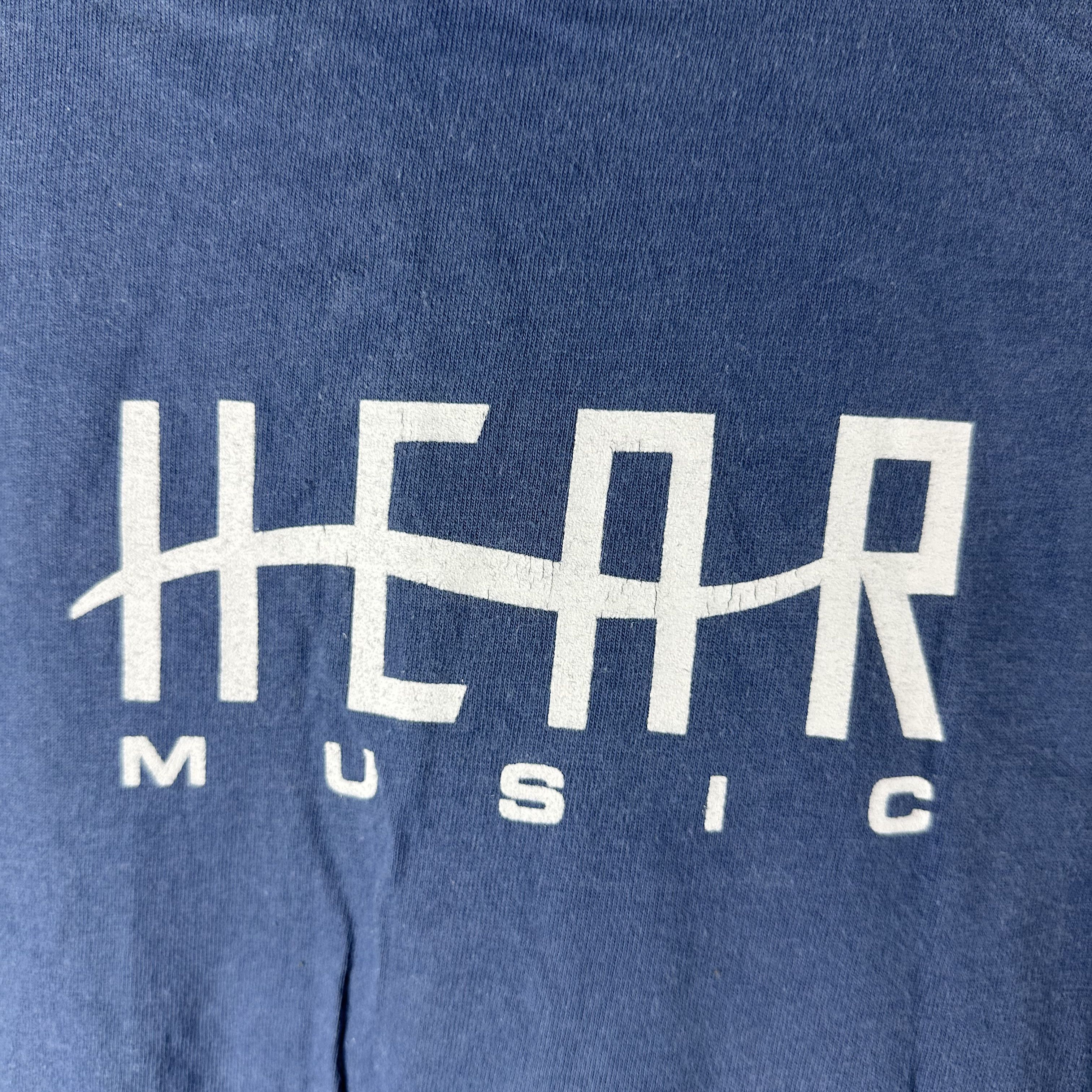 Vintage 90s Hear Music Innovation Courage Rebellion Typography Tee Size US L / EU 52-54 / 3 - 3 Thumbnail
