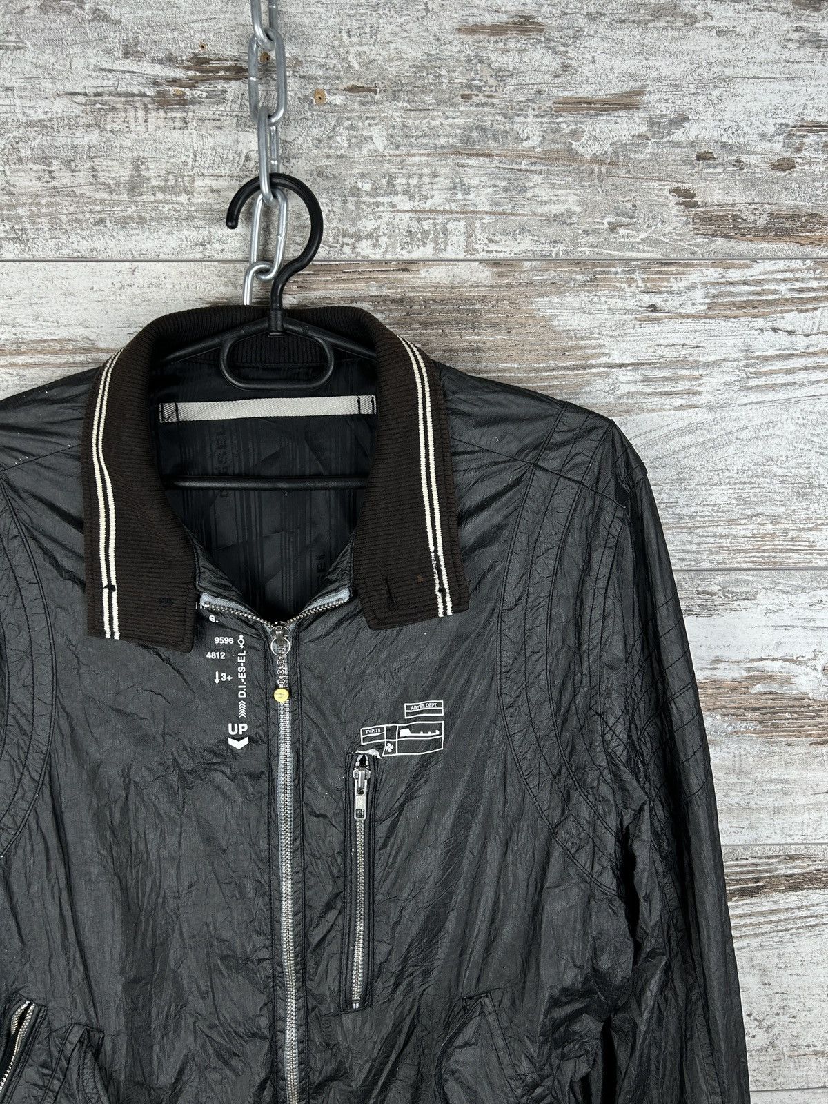 Diesel × Vintage Mens Vintage Diesel Project jacket y2k streetwear rare Size US L / EU 52-54 / 3 - 3 Thumbnail