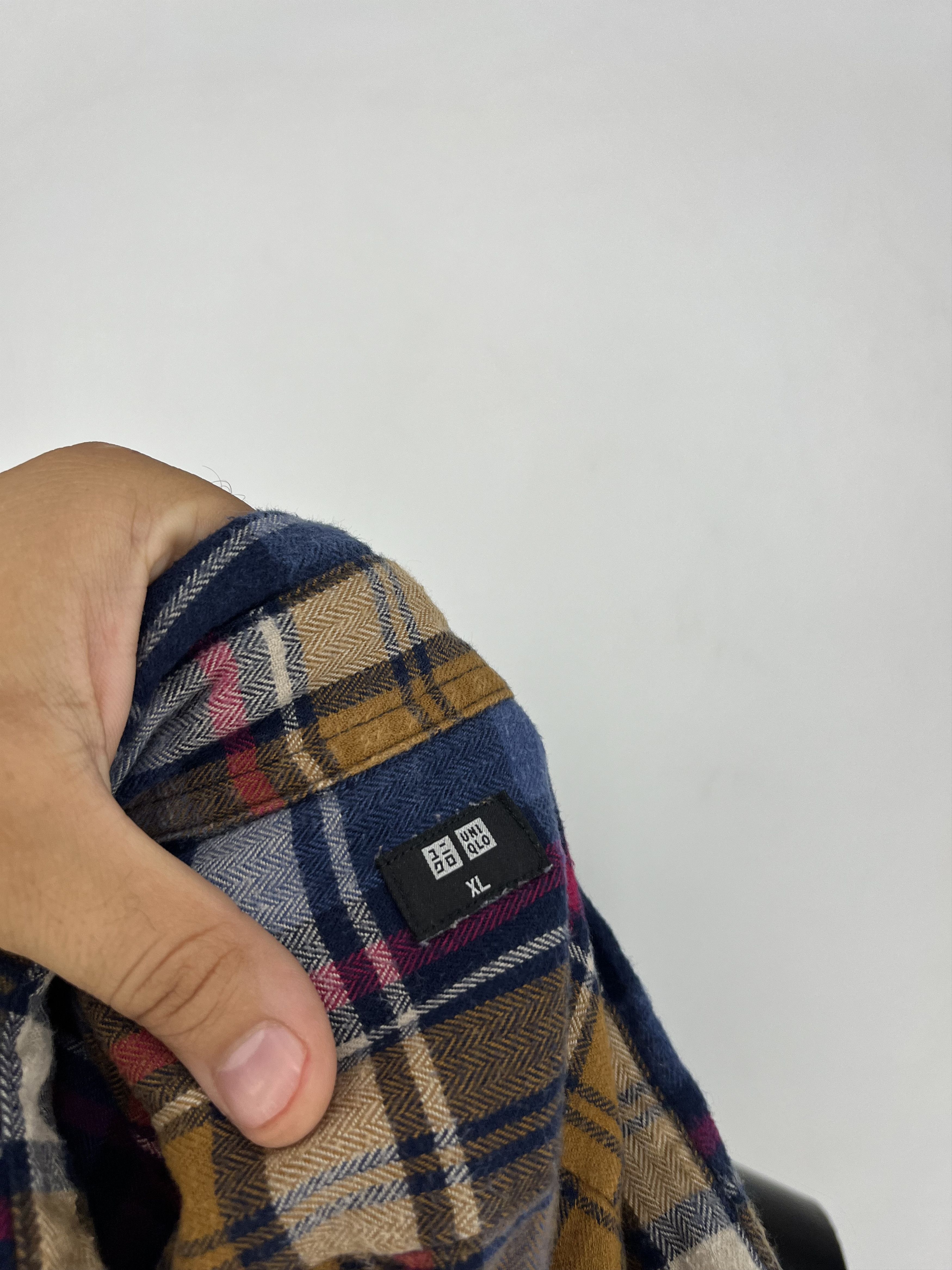 Flannel × Uniqlo × Vintage Vintage Uniqlo Flannel Shirt Button Up Travis Scott Style Size US XL / EU 56 / 4 - 9 Thumbnail