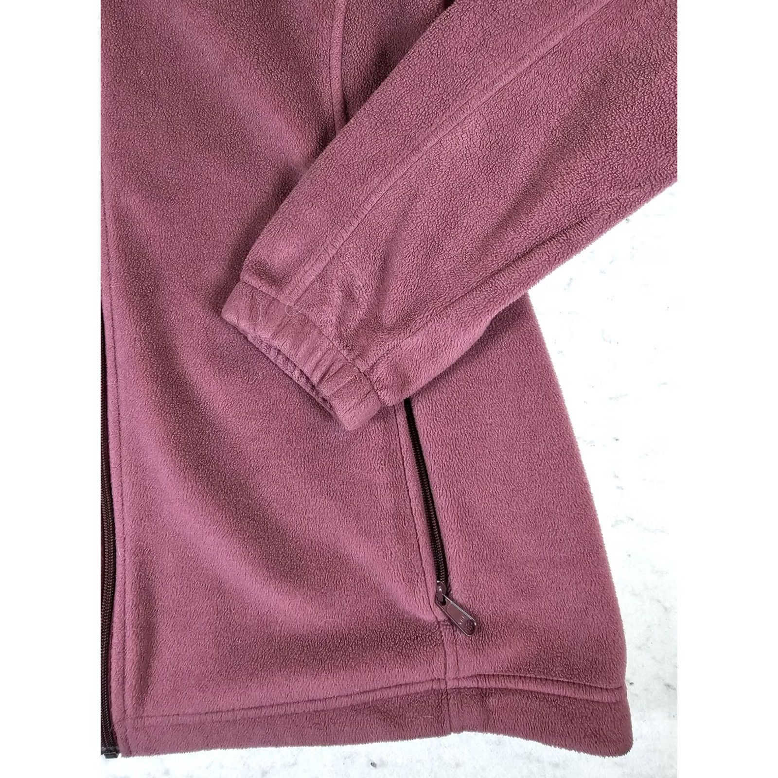 Vintage Columbia Benton Springs Full Zip Fleece Mock Neck Jacket Women's XL Plum Jacket, 1X? Size XL / US 12-14 / IT 48-50 - 6 Thumbnail