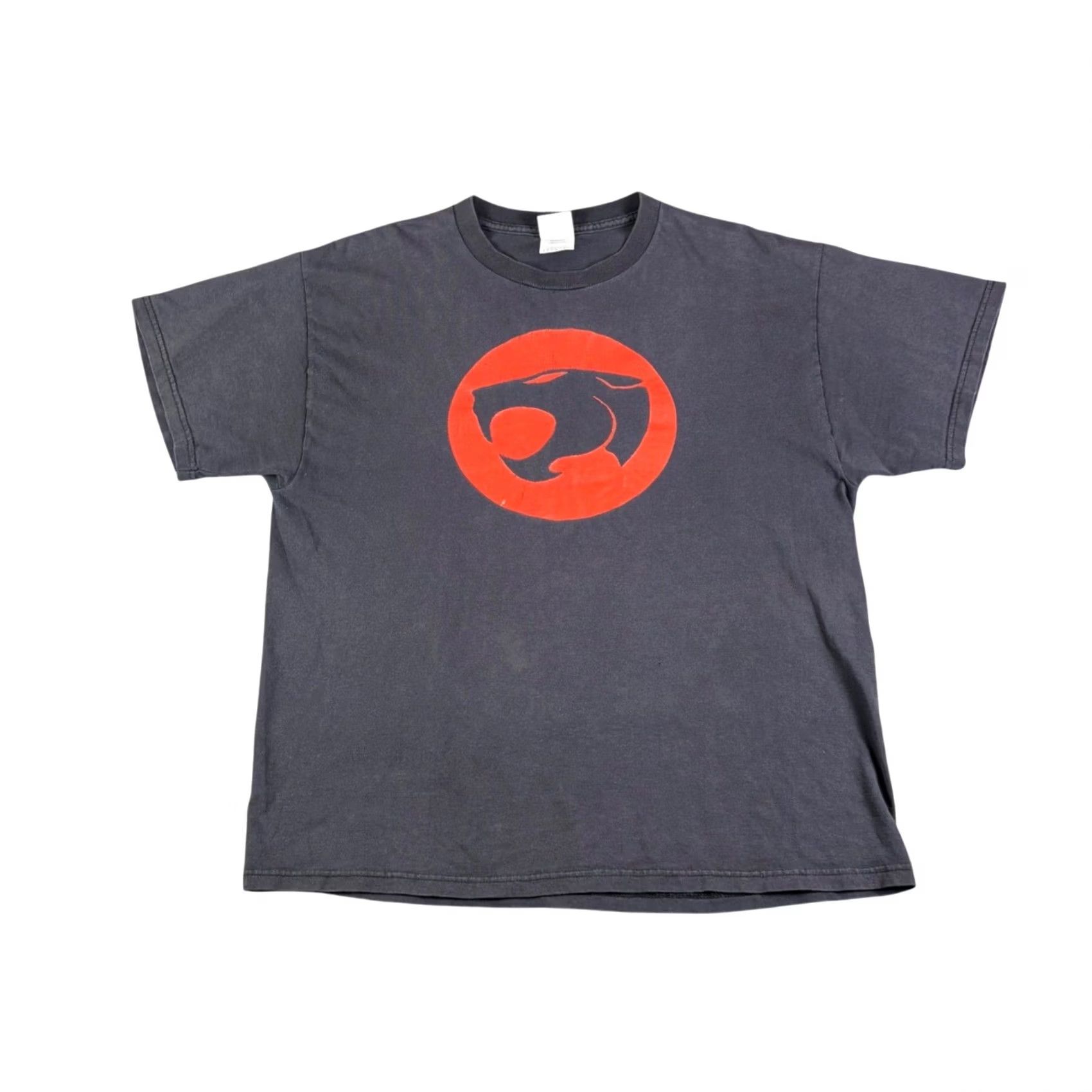Vintage VINTAGE Thundercats T Shirt Mens L Black Logo Graphic 80s Retro TV Cartoon Crew NeckHeavyweight Delta Pro Weight Size US L / EU 52-54 / 3 - 2 Thumbnail