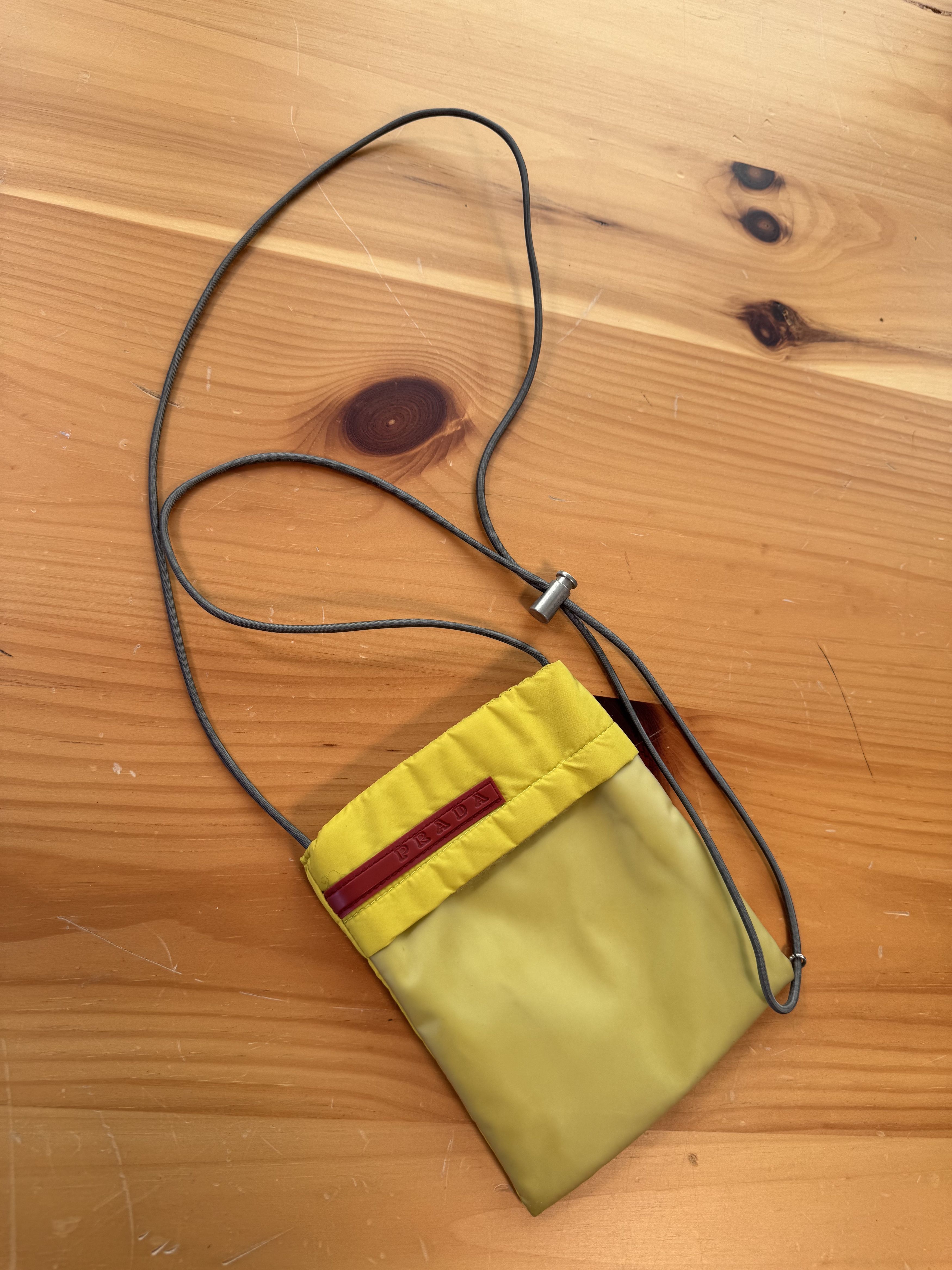 Prada SS 99 Prada Crossbody Elastic Cord Pouch Bag Size ONE SIZE - 1 Thumbnail