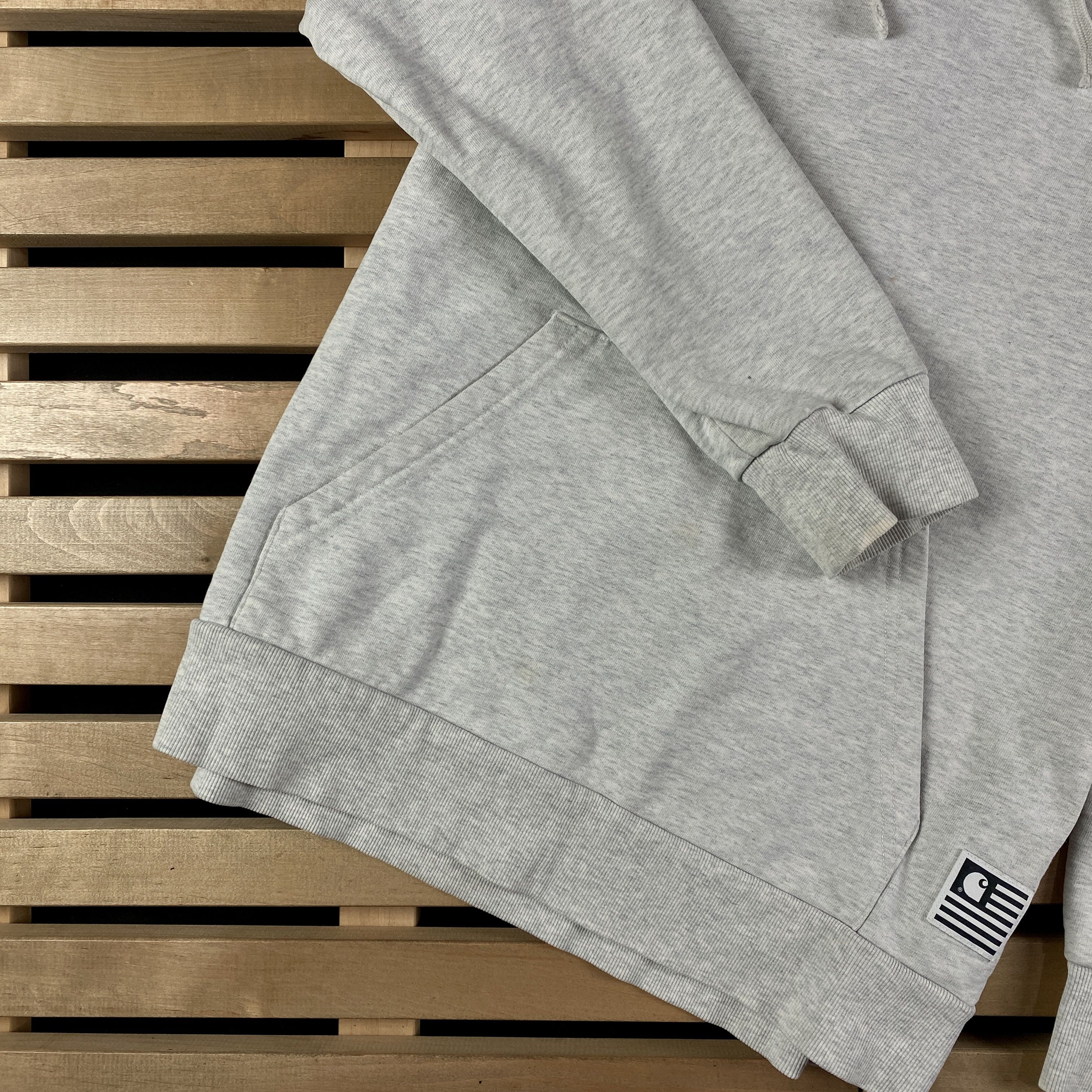 Carhartt × Carhartt Wip Mens Long Sleeve Hoodie Carhartt Big Logo Size L Cotton Size US L / EU 52-54 / 3 - 3 Thumbnail