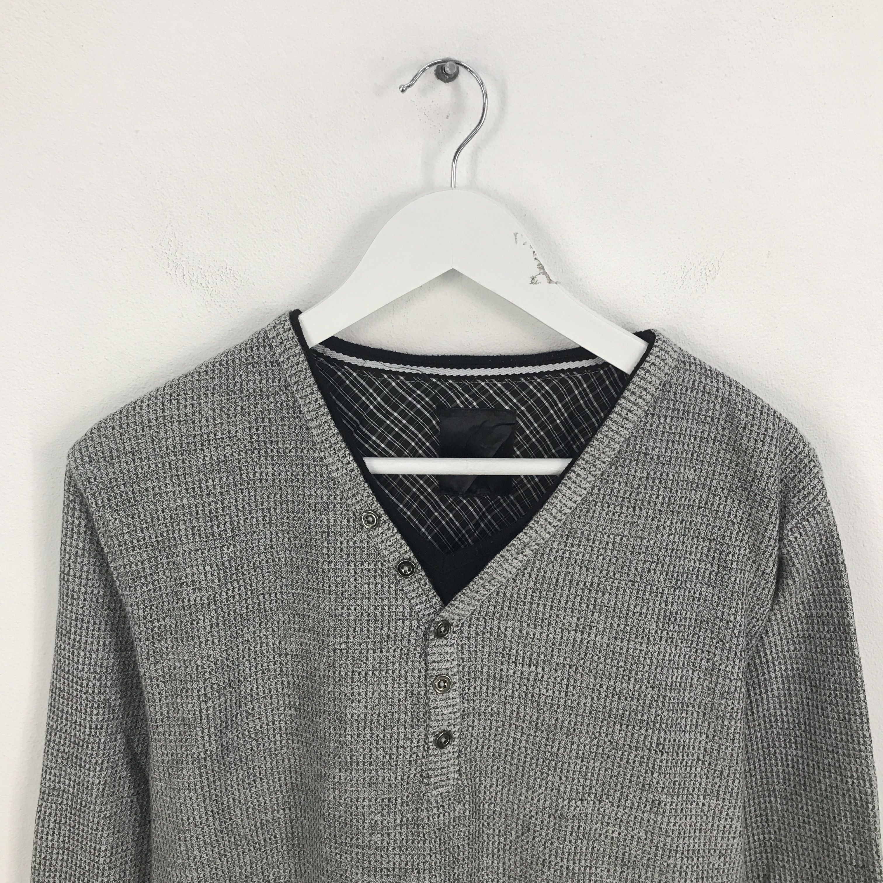 If Six Was Nine × Japanese Brand double collar japanese brand long sleeve punk style shirt Size US L / EU 52-54 / 3 - 2 Thumbnail