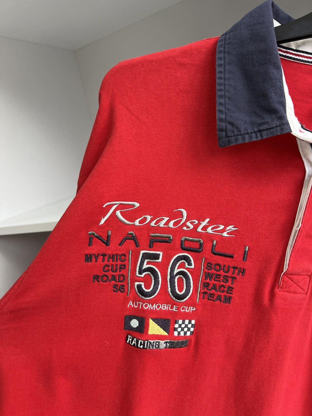 Designer × Vintage Vintage Roadster Napoli 56 racing Long sleeve Size US XL / EU 56 / 4 - 10 Thumbnail