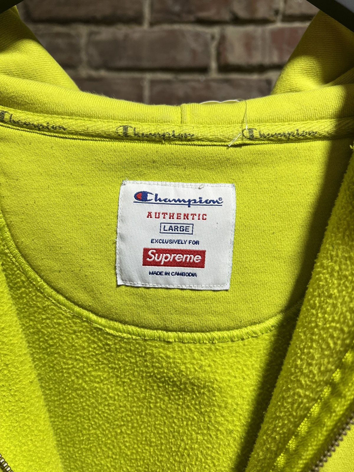 Champion × Supreme Supreme x Champion Hood Logo Neon Zip-Up Size US L / EU 52-54 / 3 - 4 Thumbnail