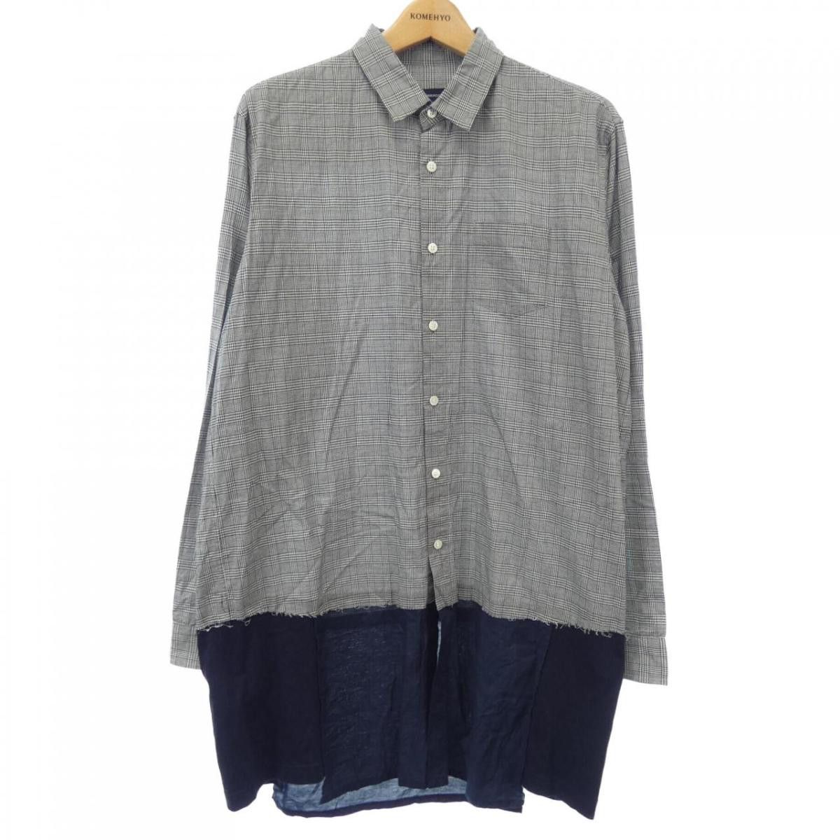 Shirts (Button Ups) Check Cotton Long Sleeve Gray