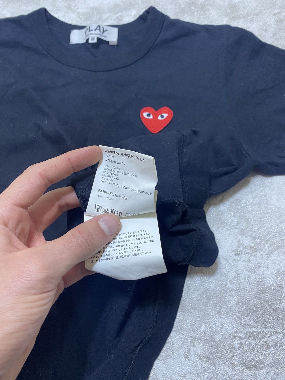Comme des Garcons Y2K Comme des Garçons Play Heart Luxury T-shirt Black Size M / US 6-8 / IT 42-44 - 4 Thumbnail