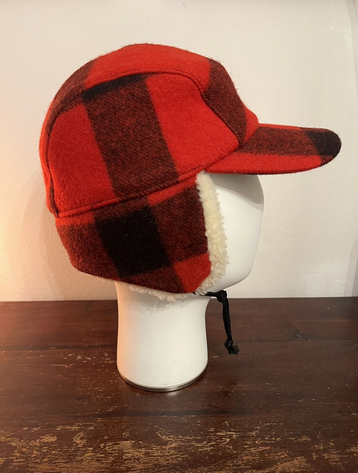 Filson CC Filson Buffalo Plaid Double Wool Mackinaw Trapper Cap Size ONE SIZE - 7 Thumbnail