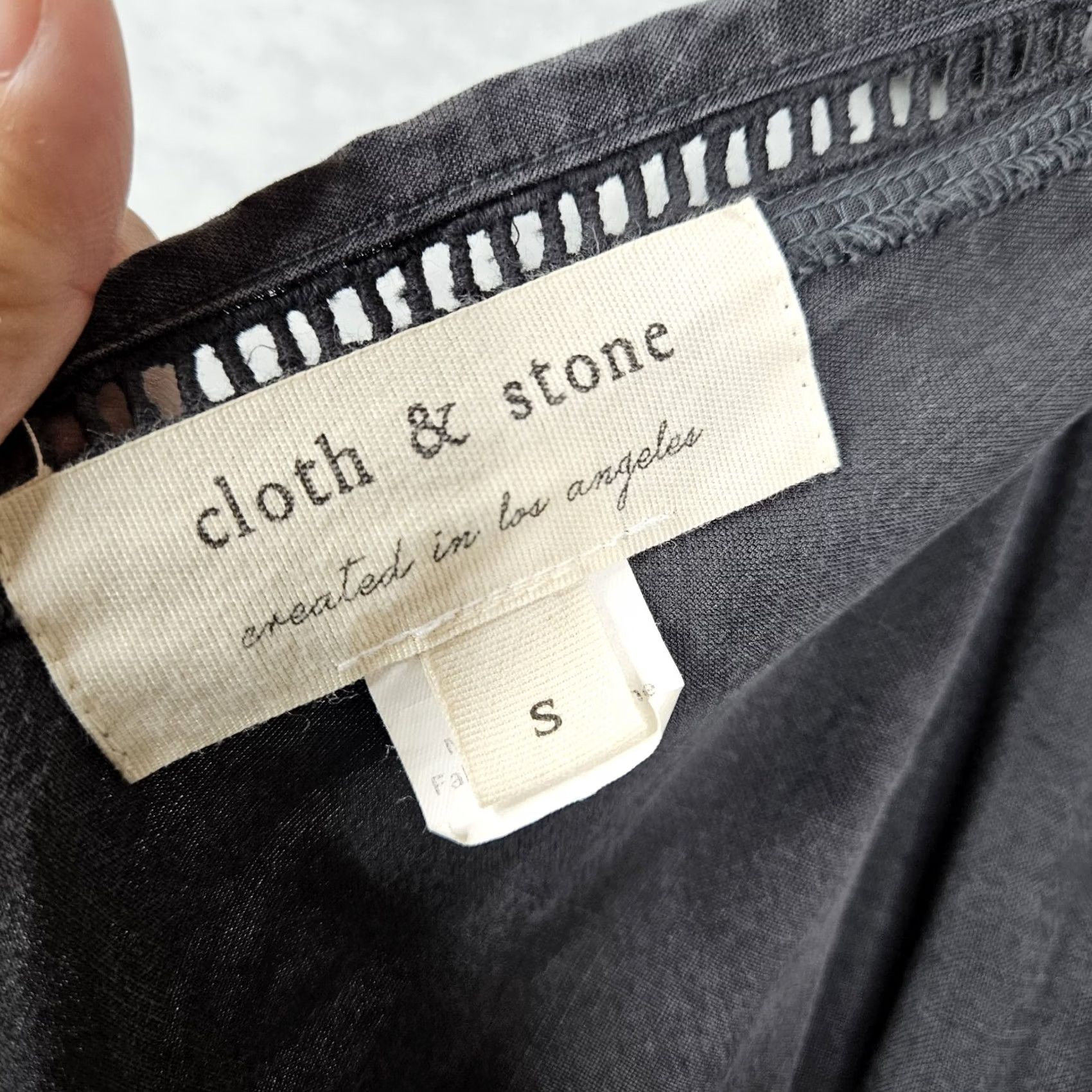 CLOT Cloth & Stone Women's Dark navy V-neck Cross Back Jumpsuit Size S Size 28" / US 6 / IT 42 - 7 Thumbnail
