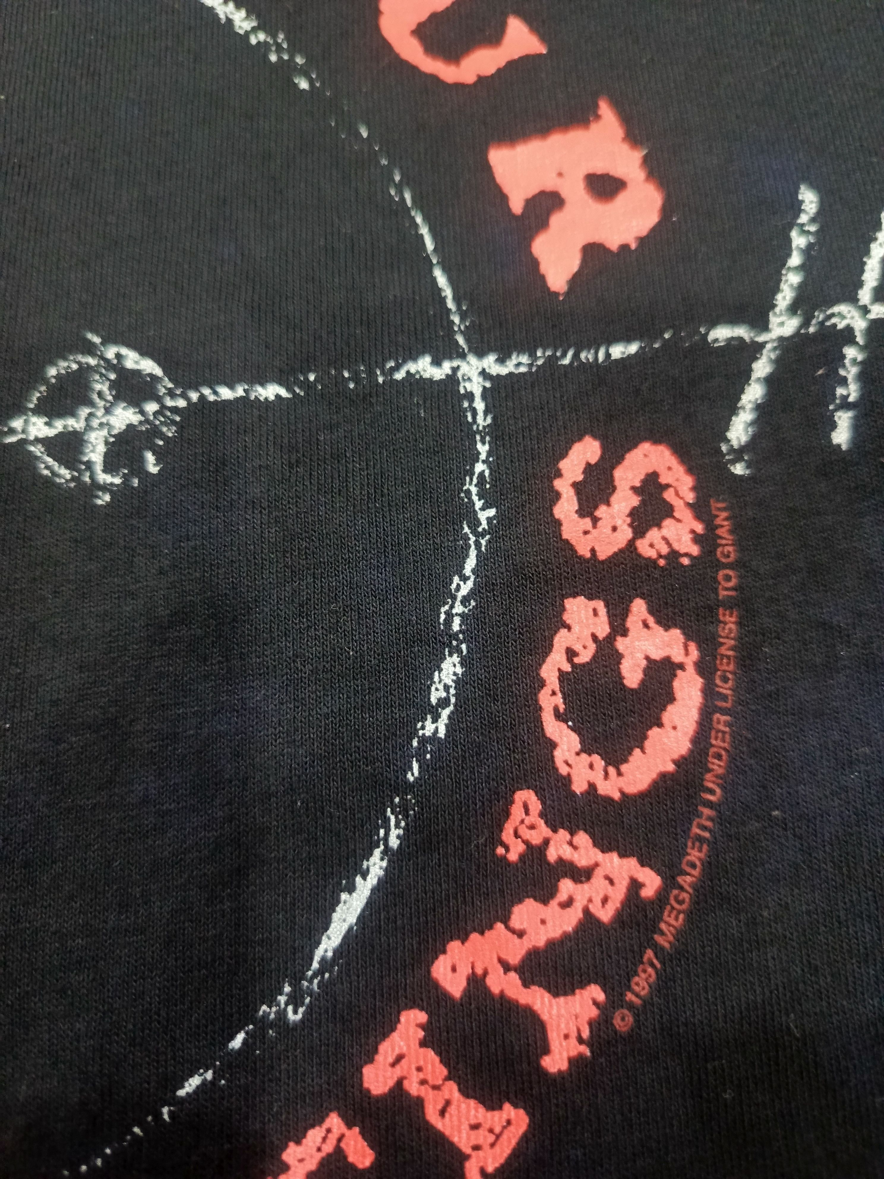 Megadeth Vintage 90s Megadeth Size US L / EU 52-54 / 3 - 8 Thumbnail