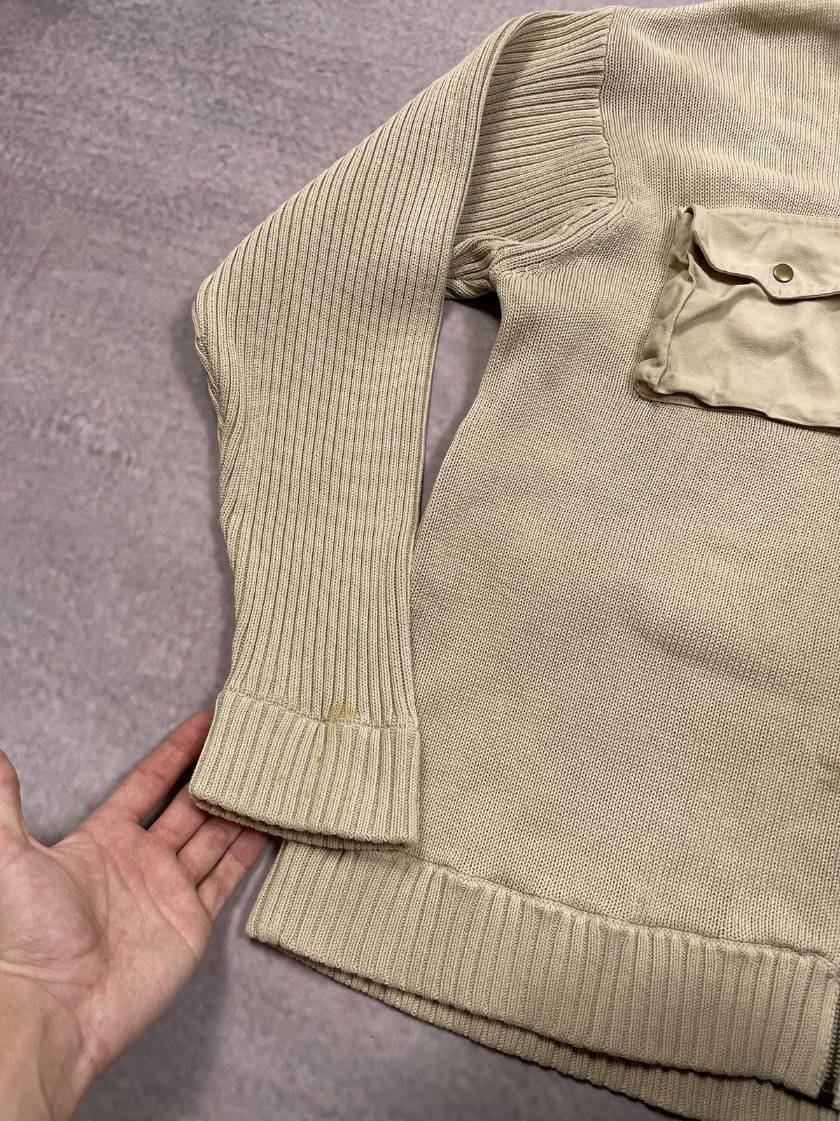 Le Grande Bleu (L.G.B.) Vintage LGB IfSixWasNine Style Timberland Pocket Zip Sweater Size US XL / EU 56 / 4 - 10 Thumbnail