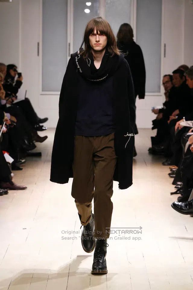 Yohji Yamamoto YOHJI YAMAMOTO French Embroidered Wool Cardigan Size US L / EU 52-54 / 3 - 4 Thumbnail