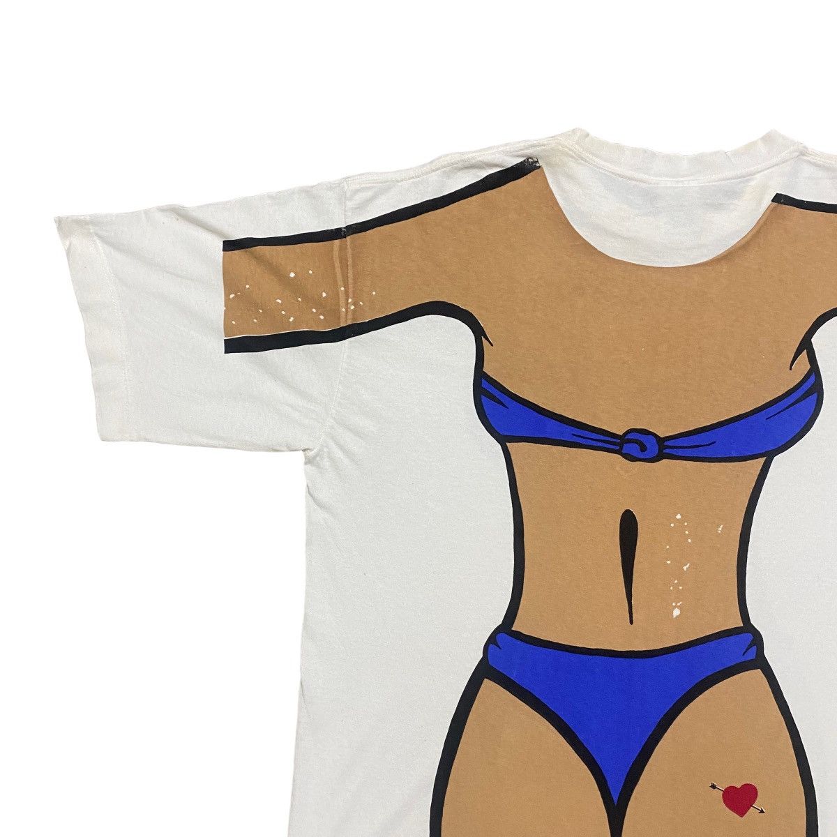 Vintage Vintage Bikini Shirt Overprint Size US XL / EU 56 / 4 - 6 Thumbnail