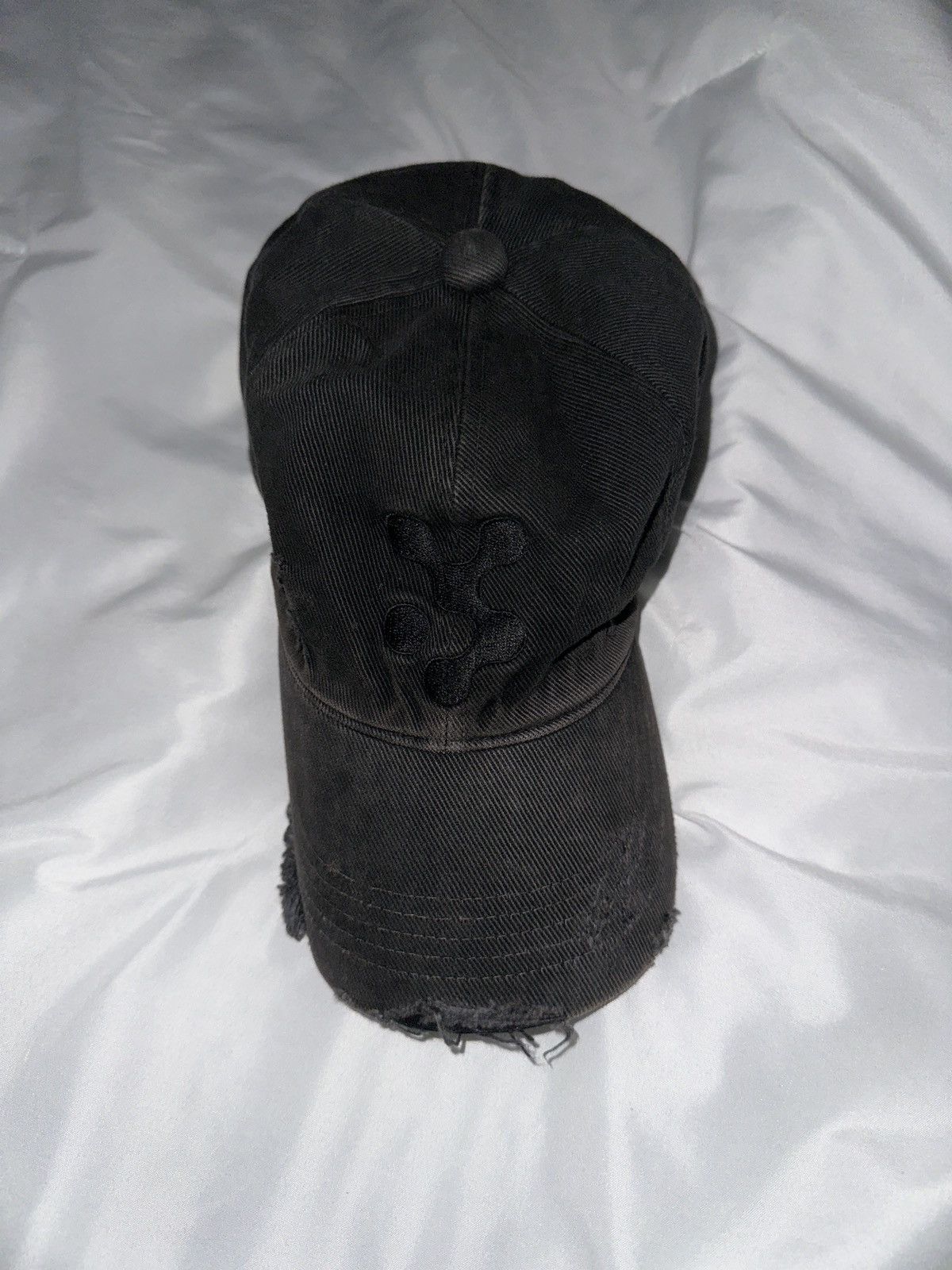 Vuja De Vuja De Mudwash Black Kai Destroyed PL Denim Hat Size ONE SIZE - 4 Thumbnail