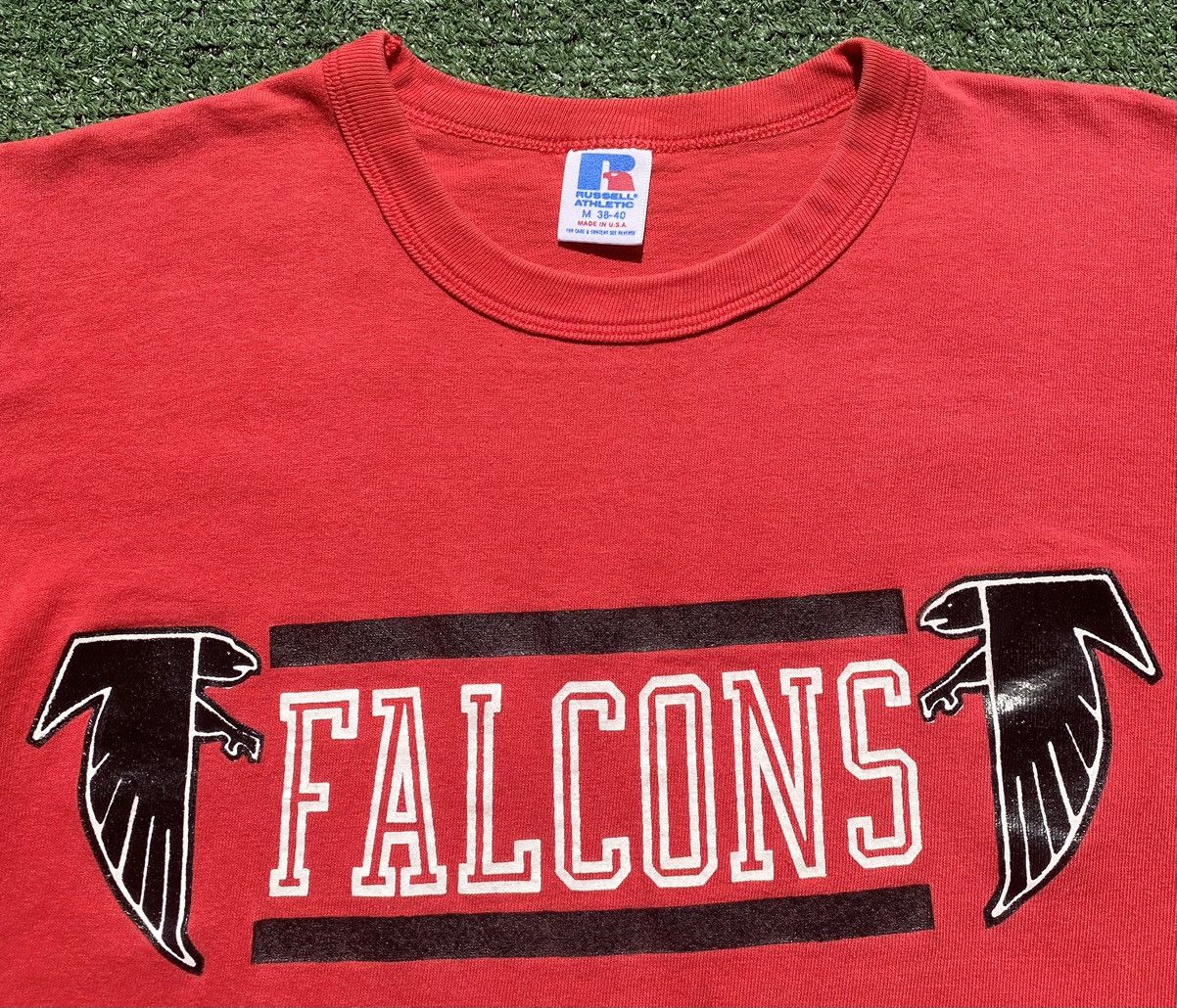 Russell Athletic VTG 90’s Russell Athletic Atlanta Falcons Painted T-Shirt S Size S / US 4 / IT 40 - 2 Thumbnail