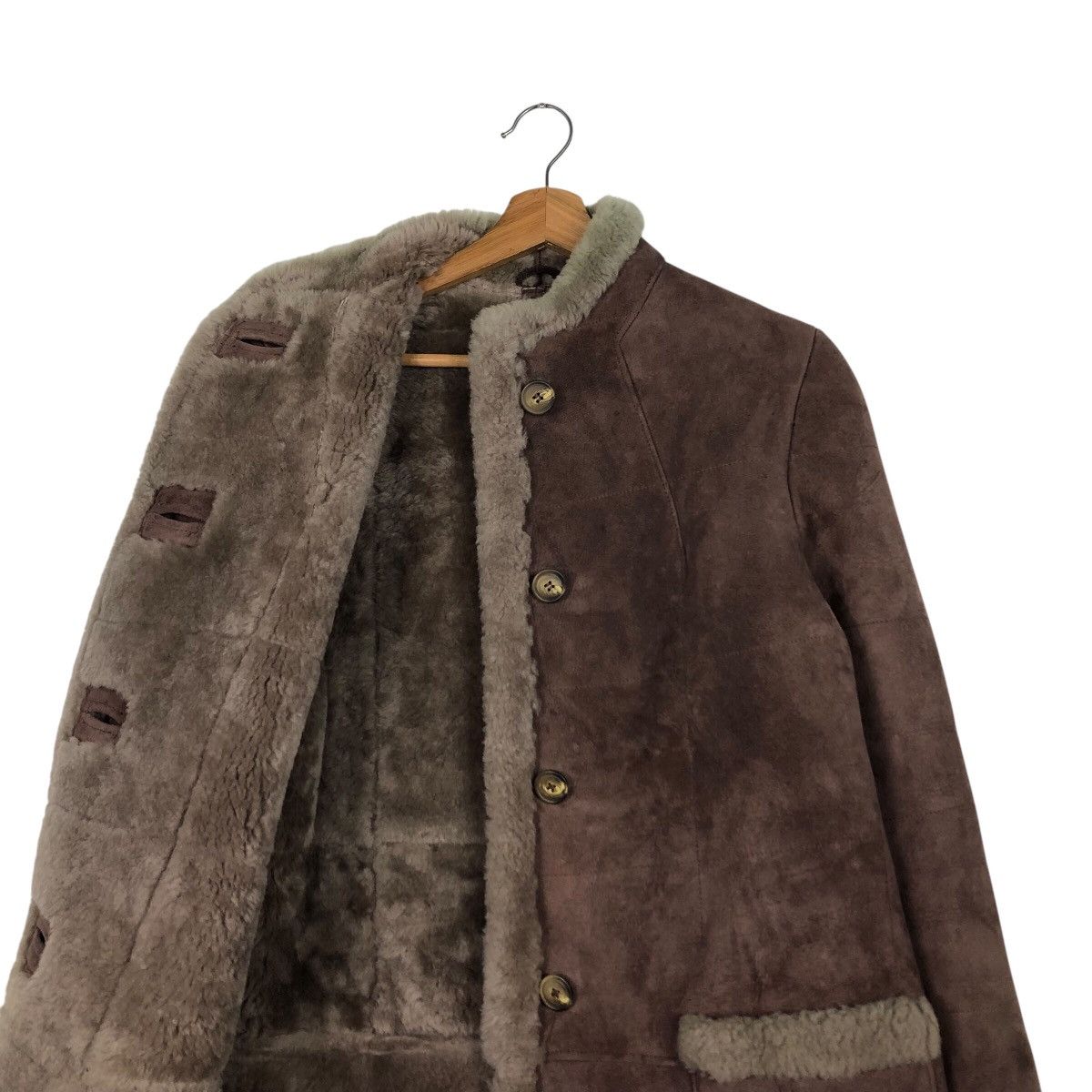 Vintage Vintage Long Jacket Leather Shearling Mink Fur DenoDe Patit Size US M / EU 48-50 / 2 - 14 Thumbnail