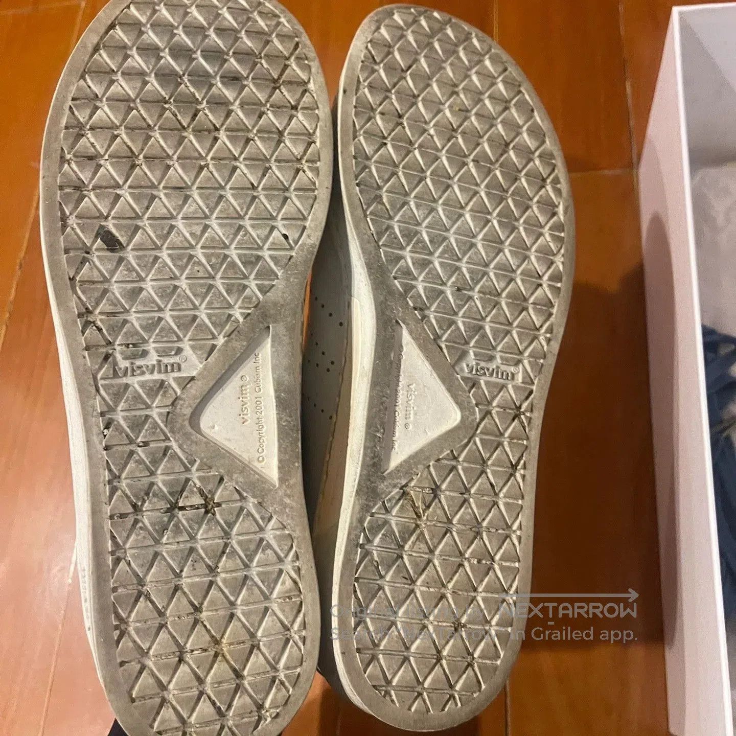 Visvim White Low-Top Sneakers Size 8. Size US 8 / EU 41 - 4 Thumbnail