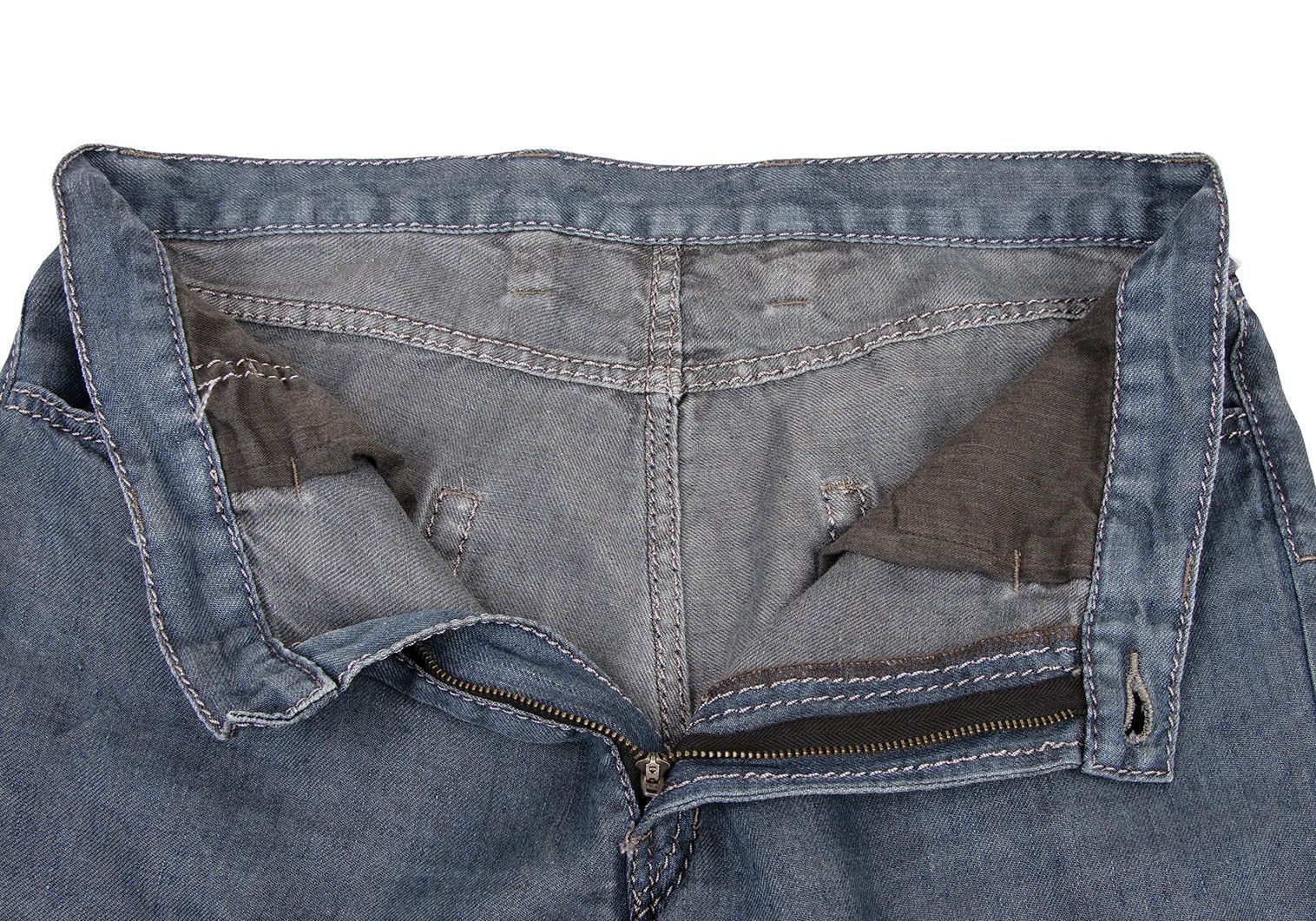 Issey Miyake Dyed Denim-Like Pants in Blue Size 4 Size US 36 / EU 52 - 8 Thumbnail