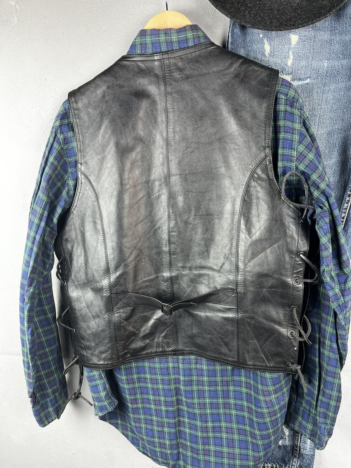 Schott Charlie leather vest vintage Size US L / EU 52-54 / 3 - 6 Thumbnail