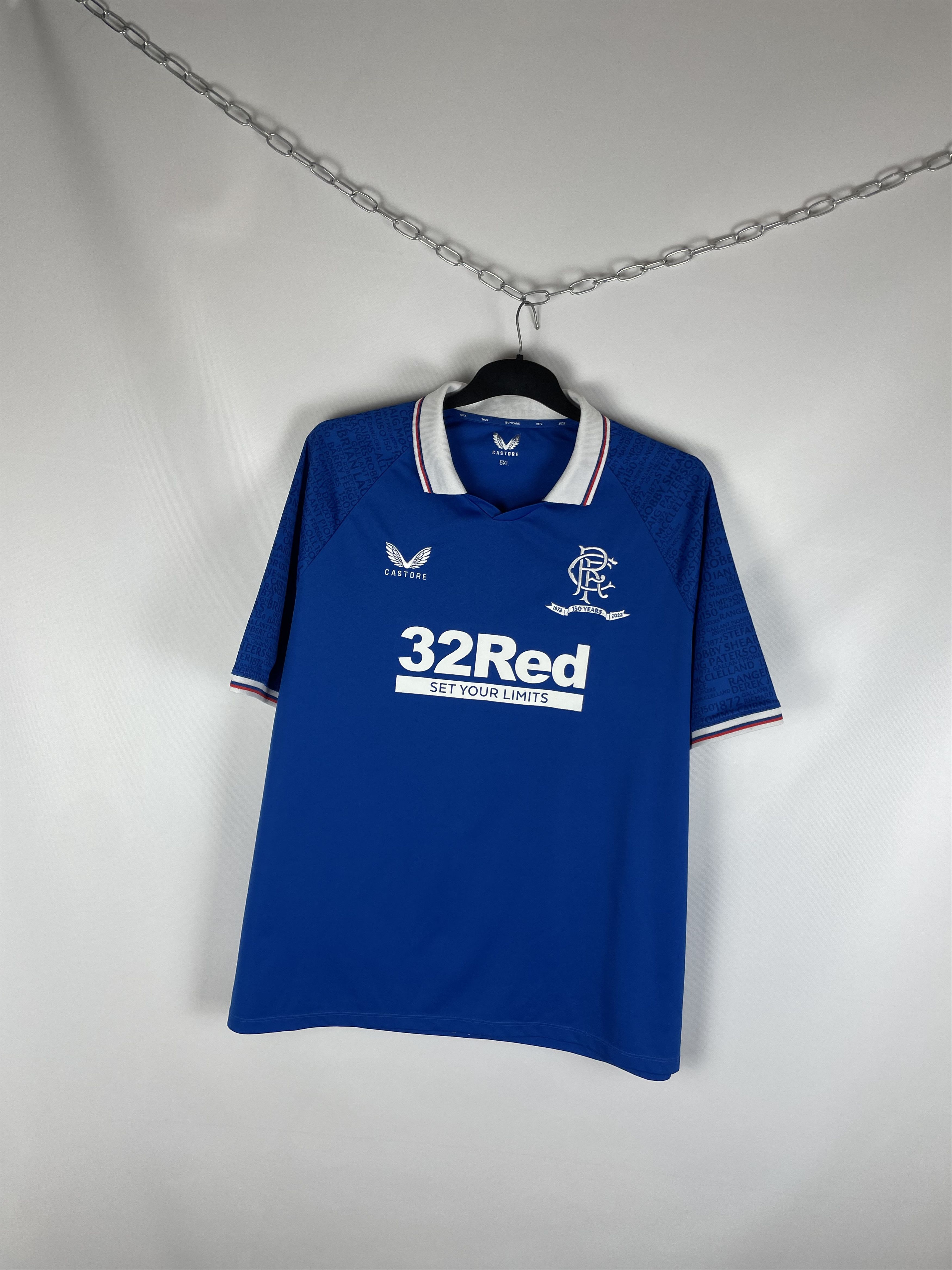 Vintage Glasgow Rangers Castore Soccer Football Jerseys Size US XL / EU 56 / 4 - 2 Thumbnail